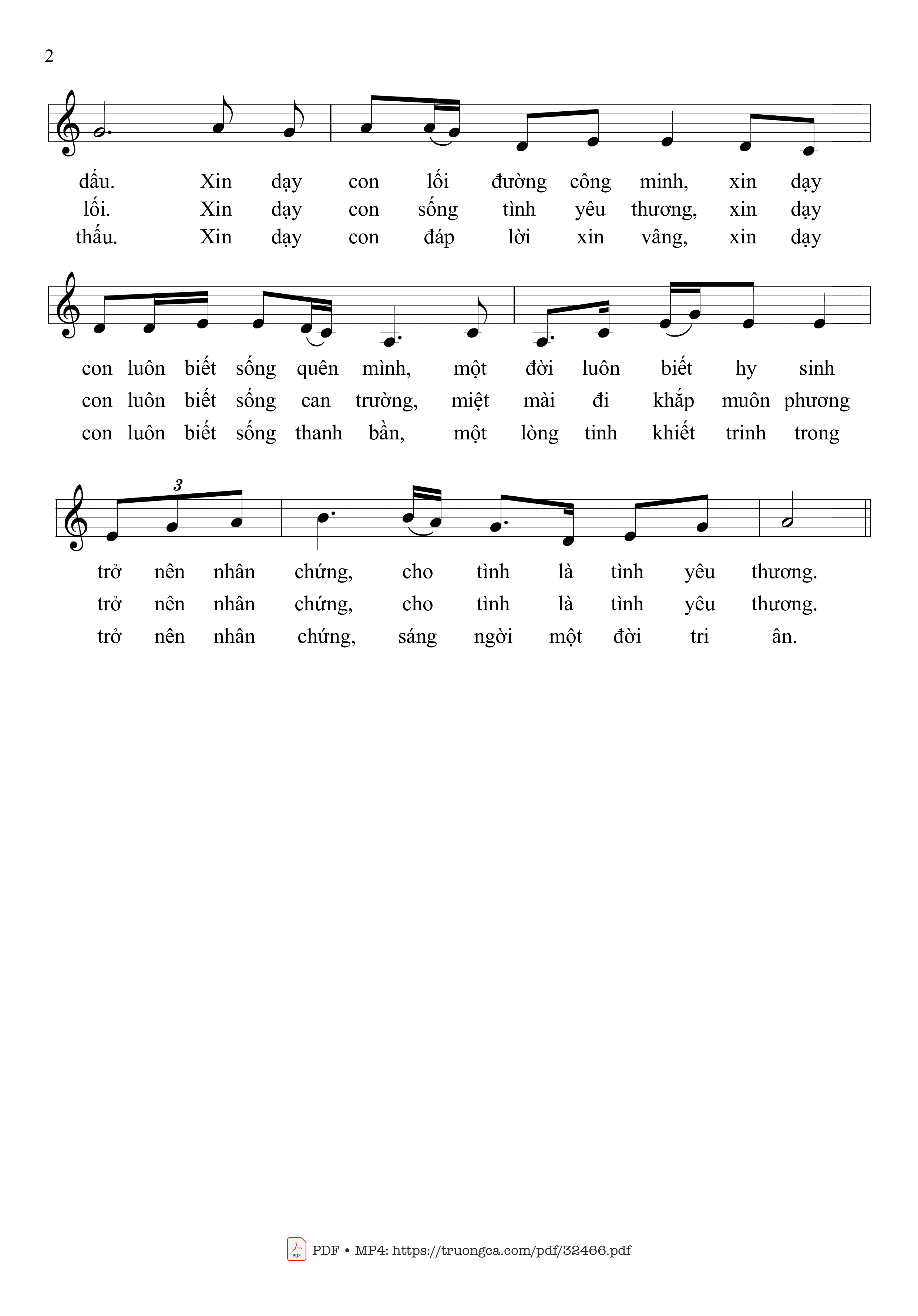Page 2 of Sheet music PDF Thánh Vịnh 143, Điều Đẹp Ý Chúa - Mai Hoàng Công