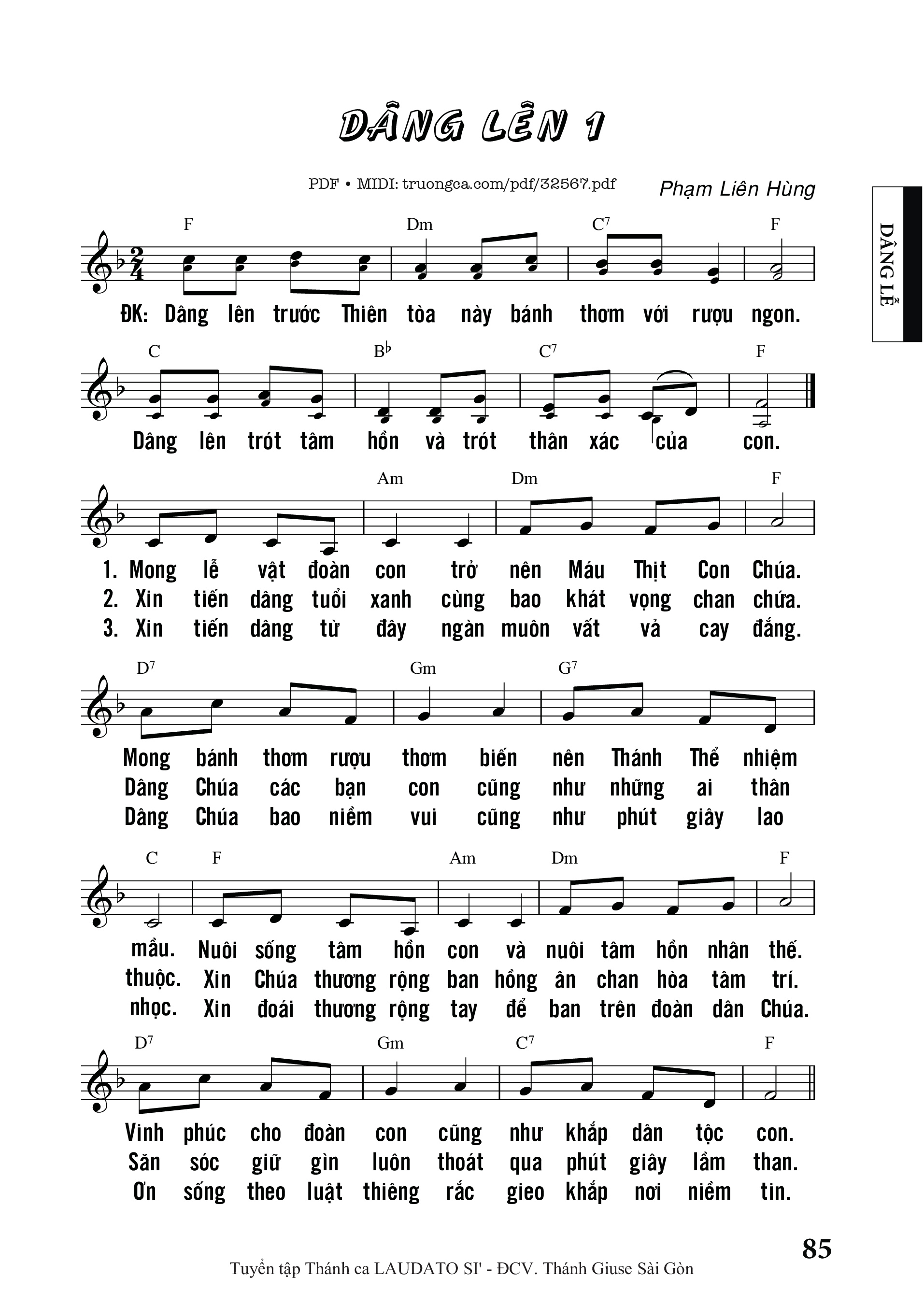 Dâng Lên 1 - Phạm Liên Hùng