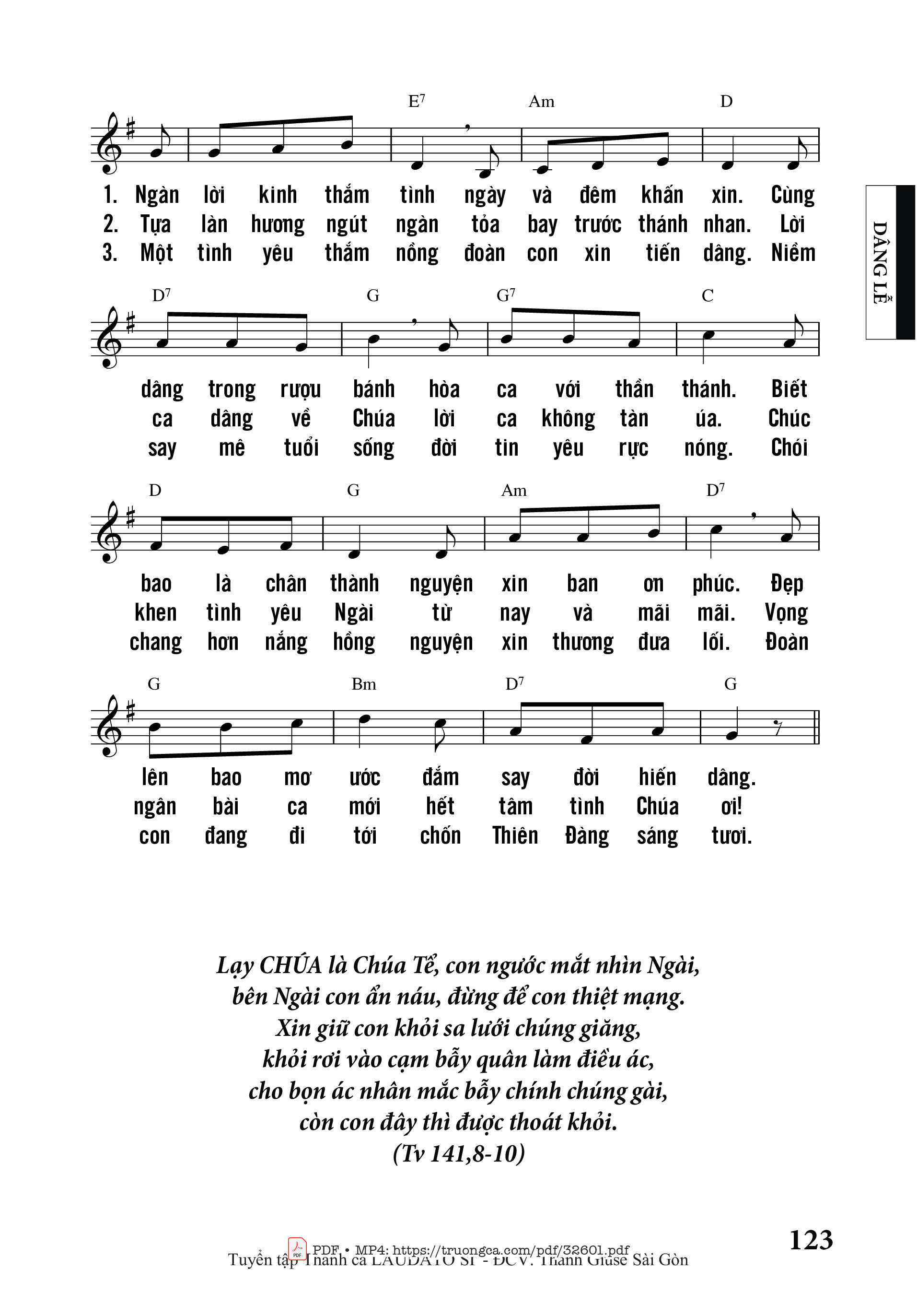 Page 2 of Sheet music PDF Nguyện Dâng Lên Chúa 1 - Nguyễn Duy