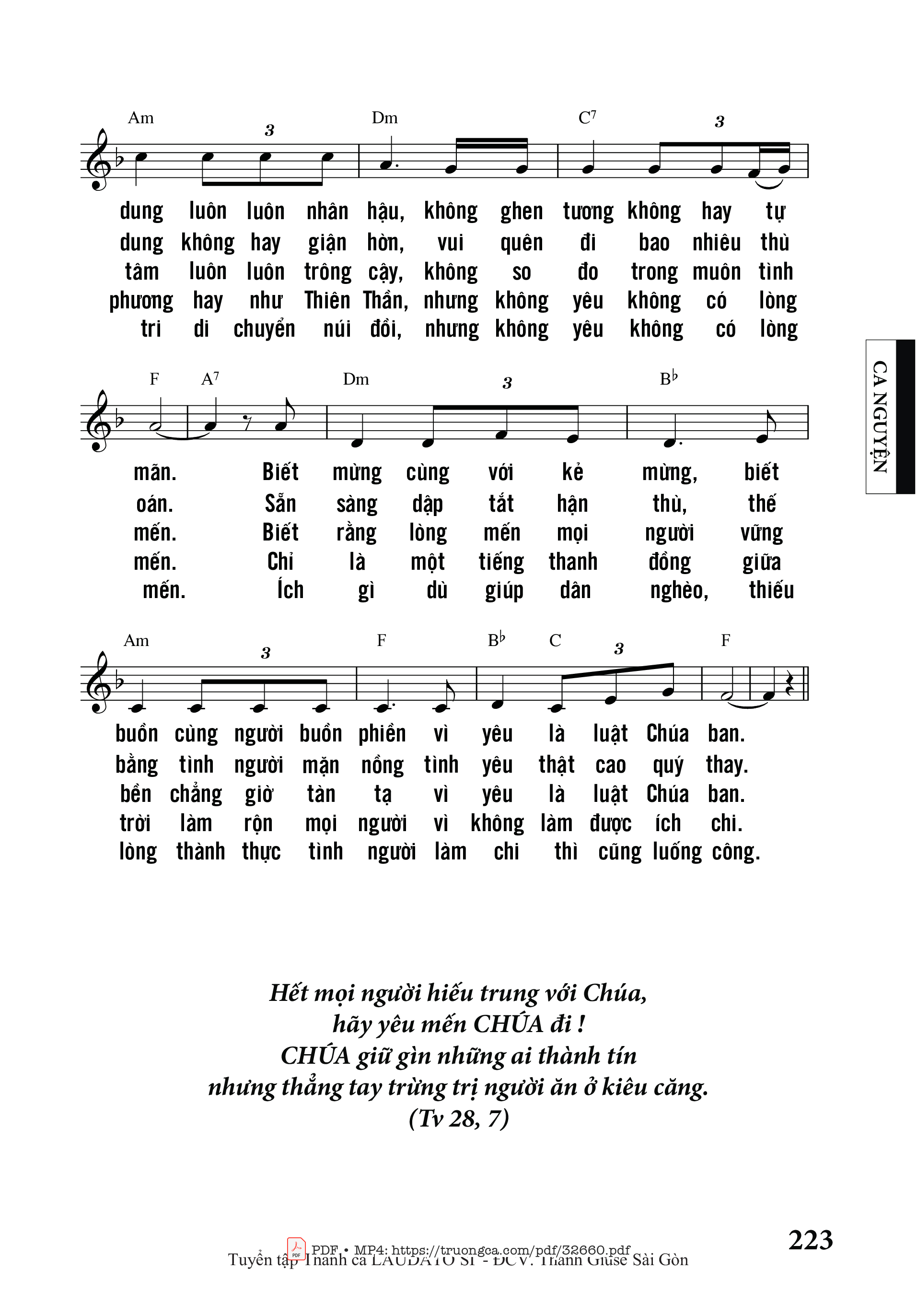 Page 2 of Sheet music PDF Con Xin Đức Ái - Văn Chi