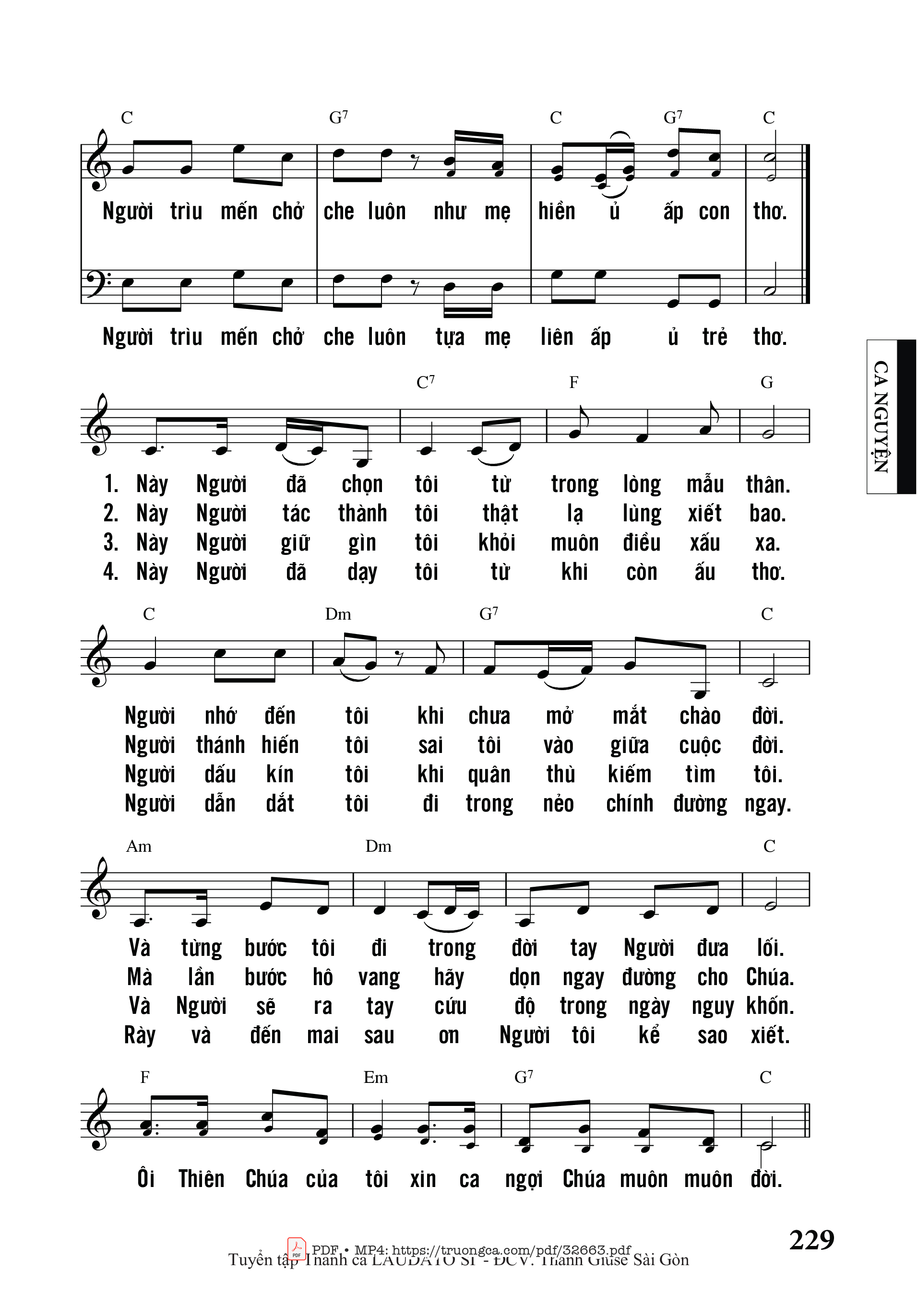 Page 2 of Sheet music PDF Dâng Lời Ngợi Ca - Anh Tuấn