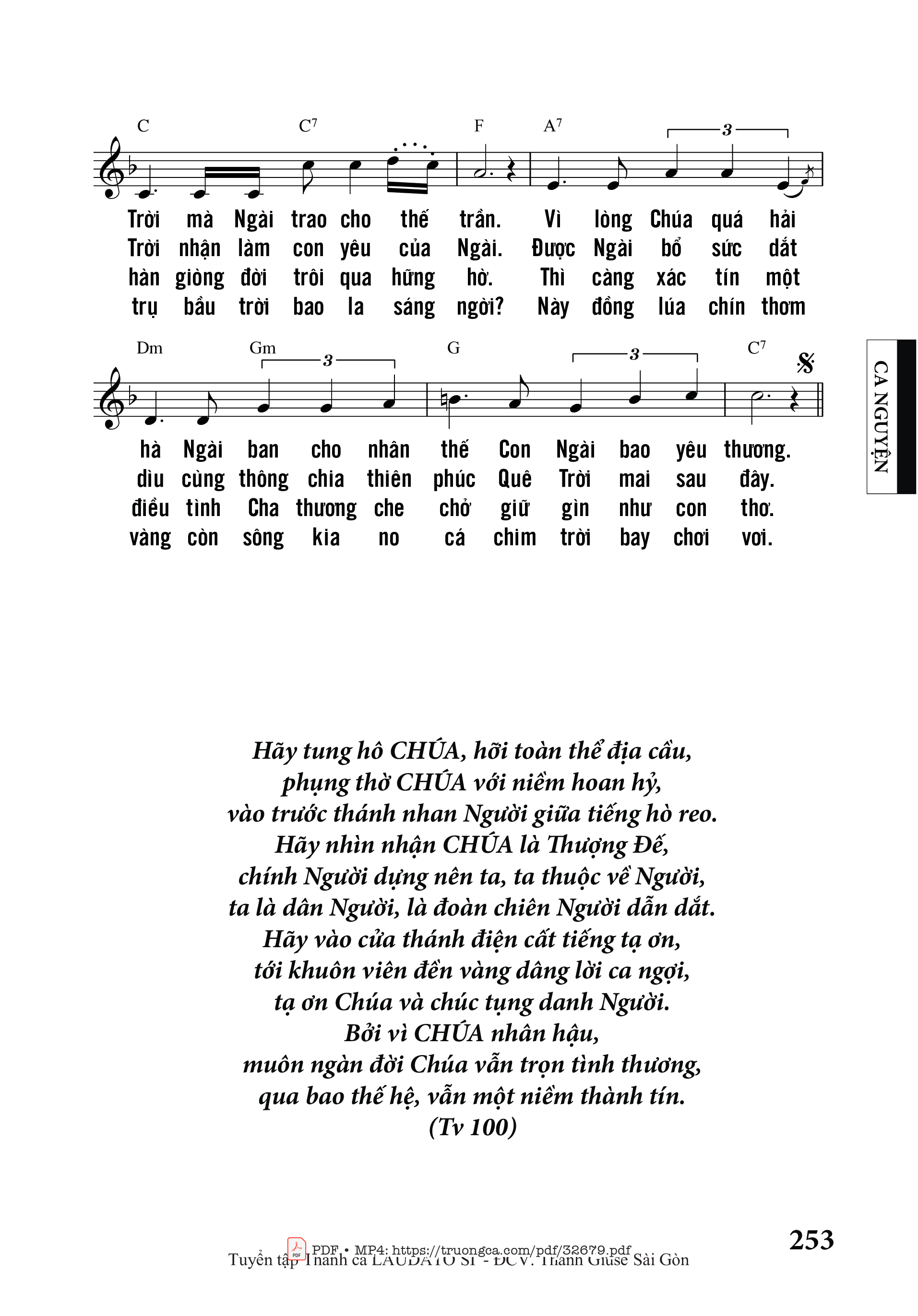 Page 2 of Sheet music PDF Hồng Ân Thiên Chúa - Thành Tâm