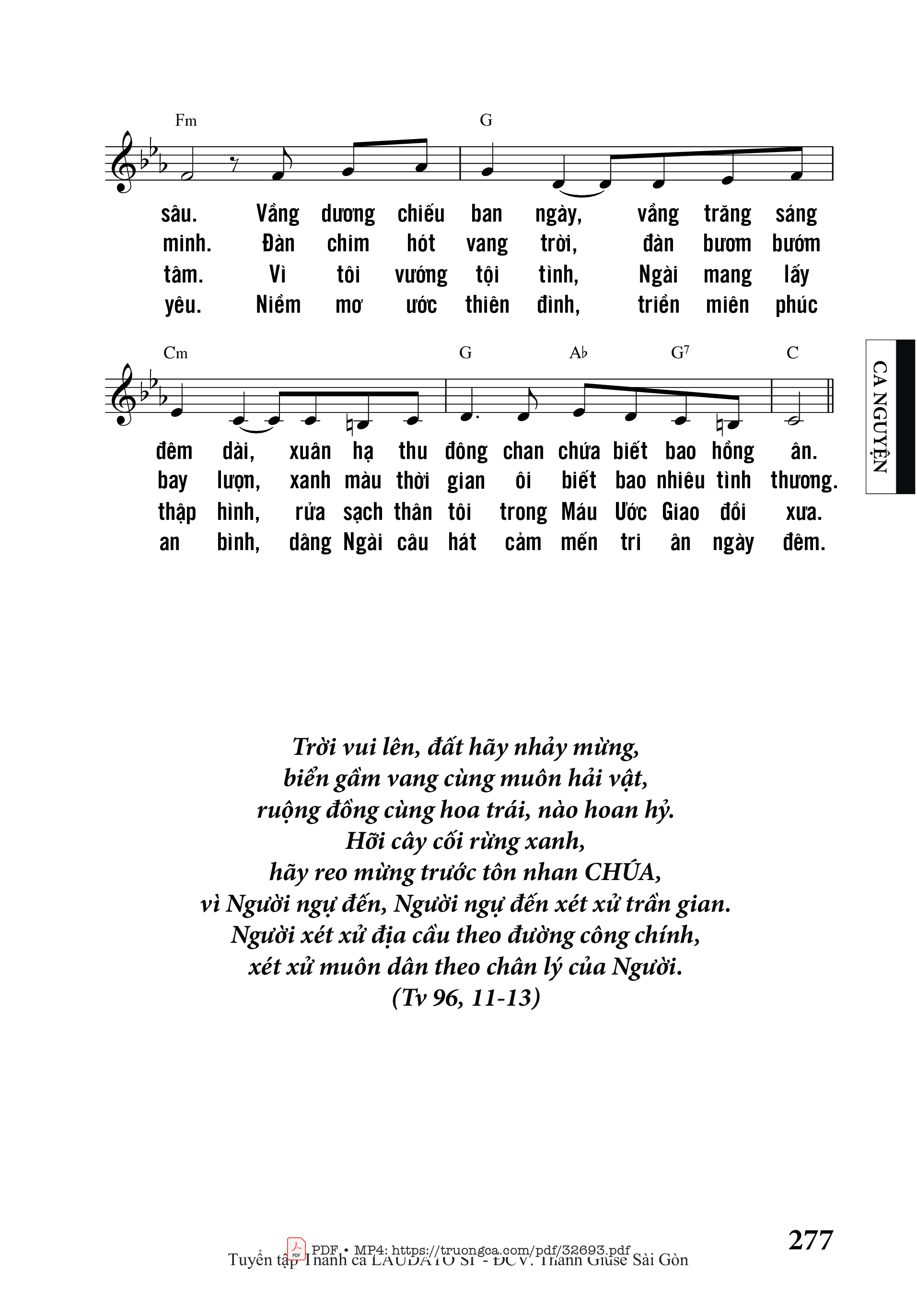 Page 2 of Sheet music PDF Muôn Tạo Vật Ơi - P. Kim