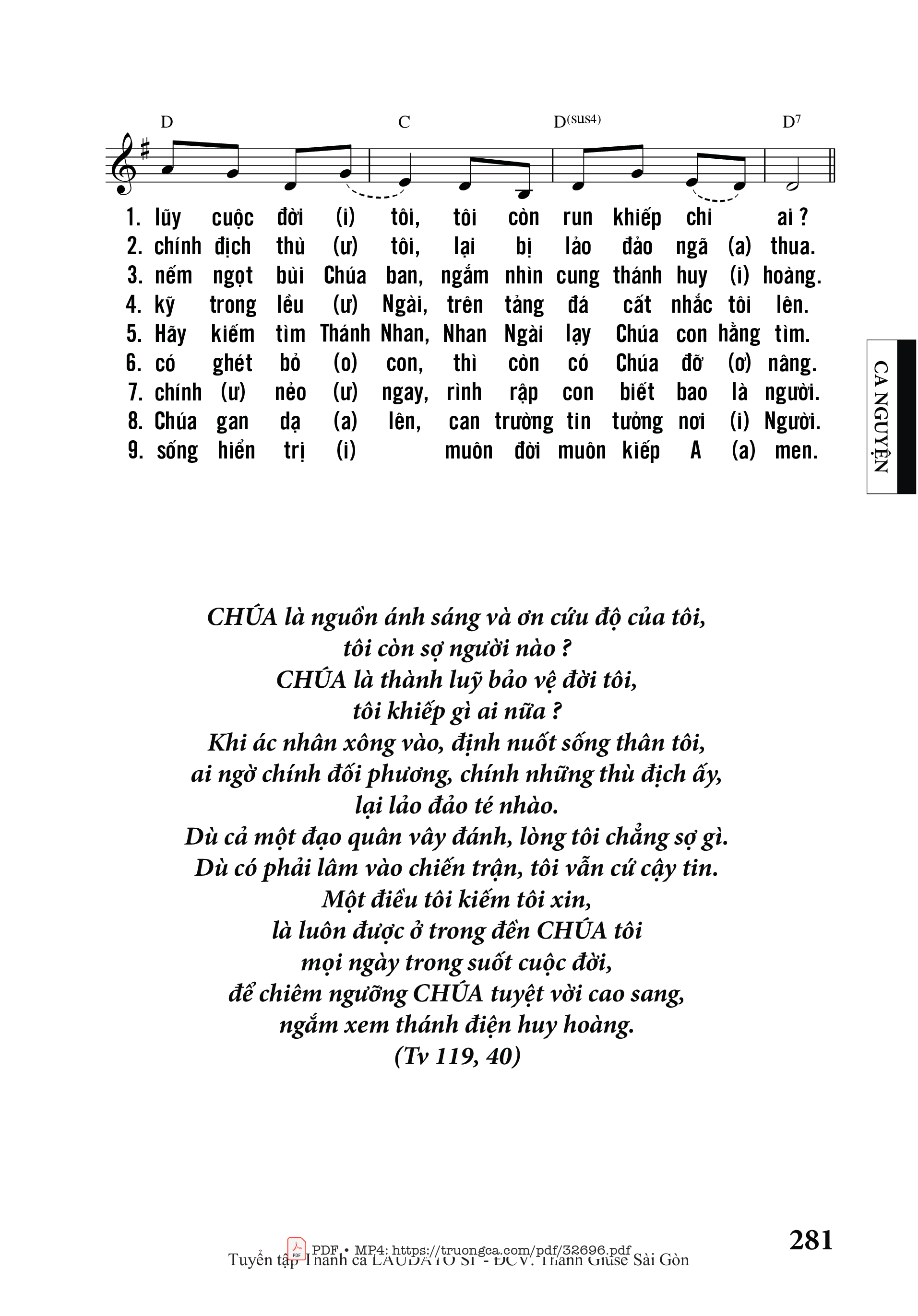 Page 2 of Sheet music PDF Nguồn Ánh Sáng - Hoàng Kim