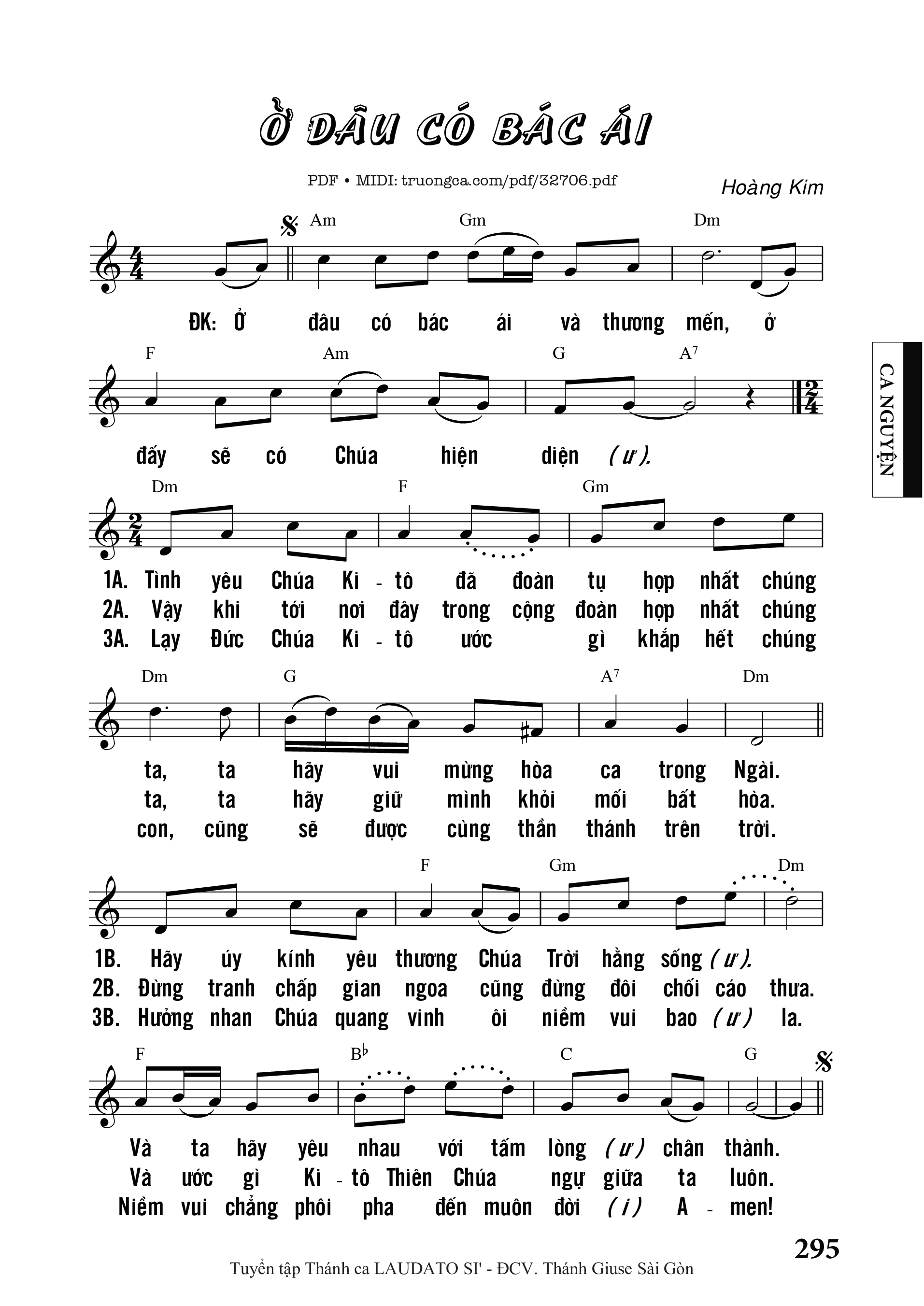 Ở Đâu Có Bác Ái