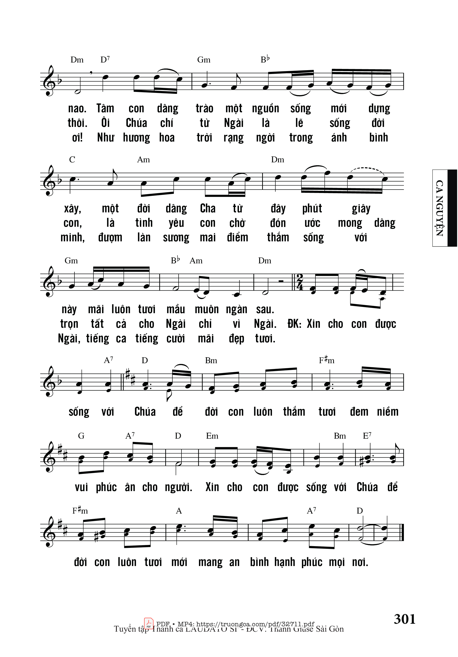 Page 2 of Sheet music PDF Sống Với Chúa 2 - Thái Nguyên