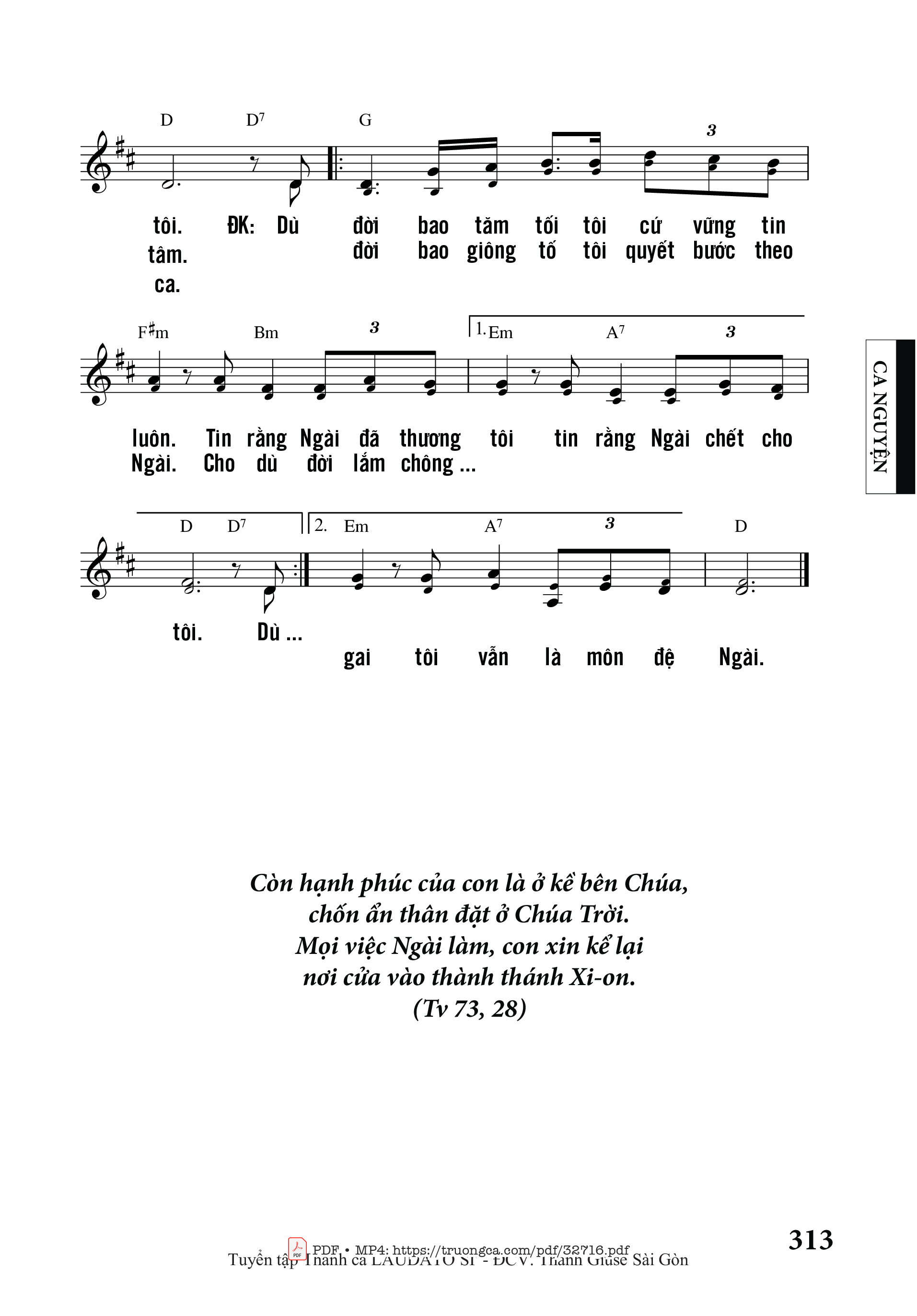 Page 2 of Sheet music PDF Tin Hay Không Tin - Nguyễn Lý