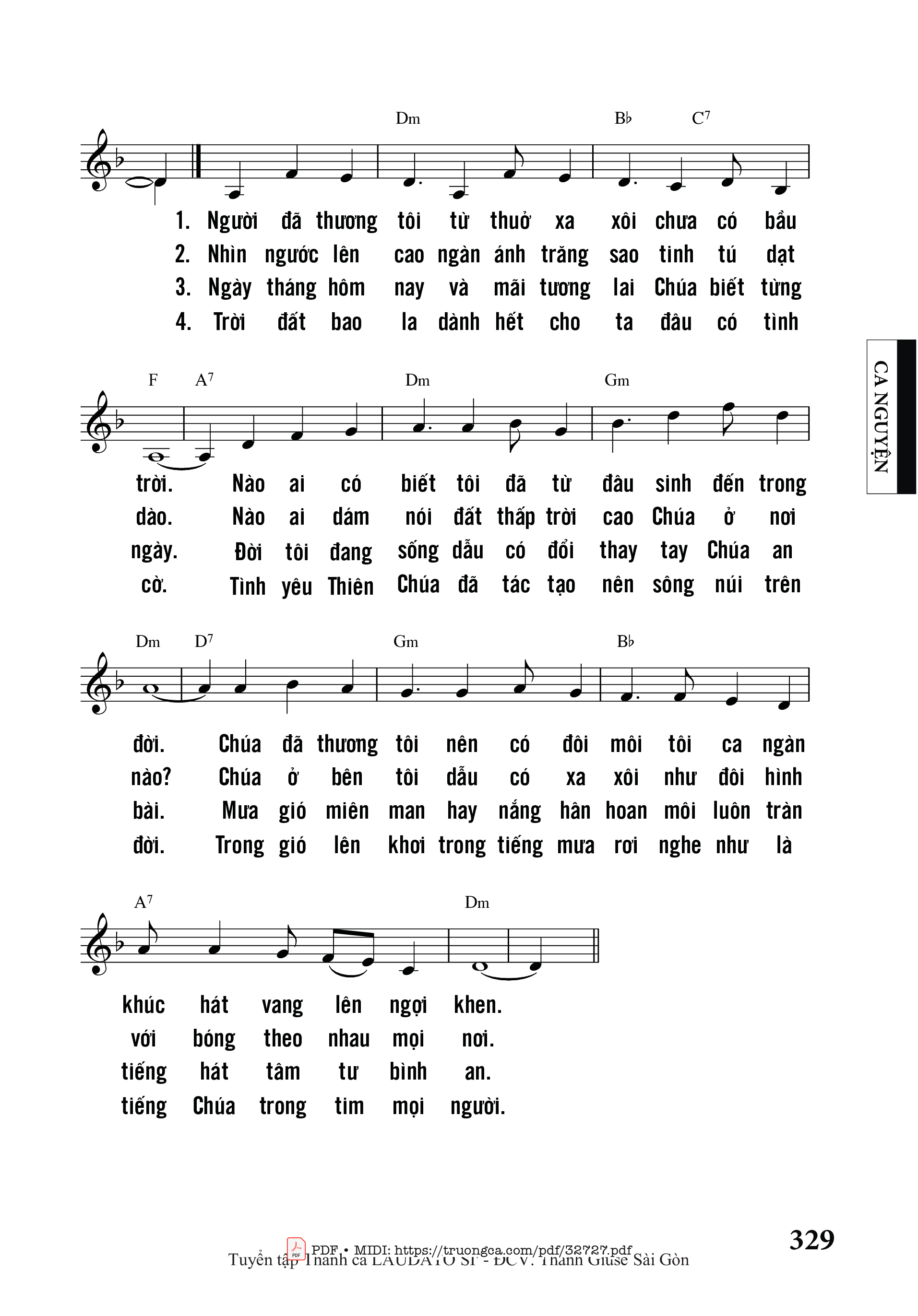 Page 2 of Sheet music PDF Tình Yêu Thiên Chúa - Thế Thông & Phanxicô