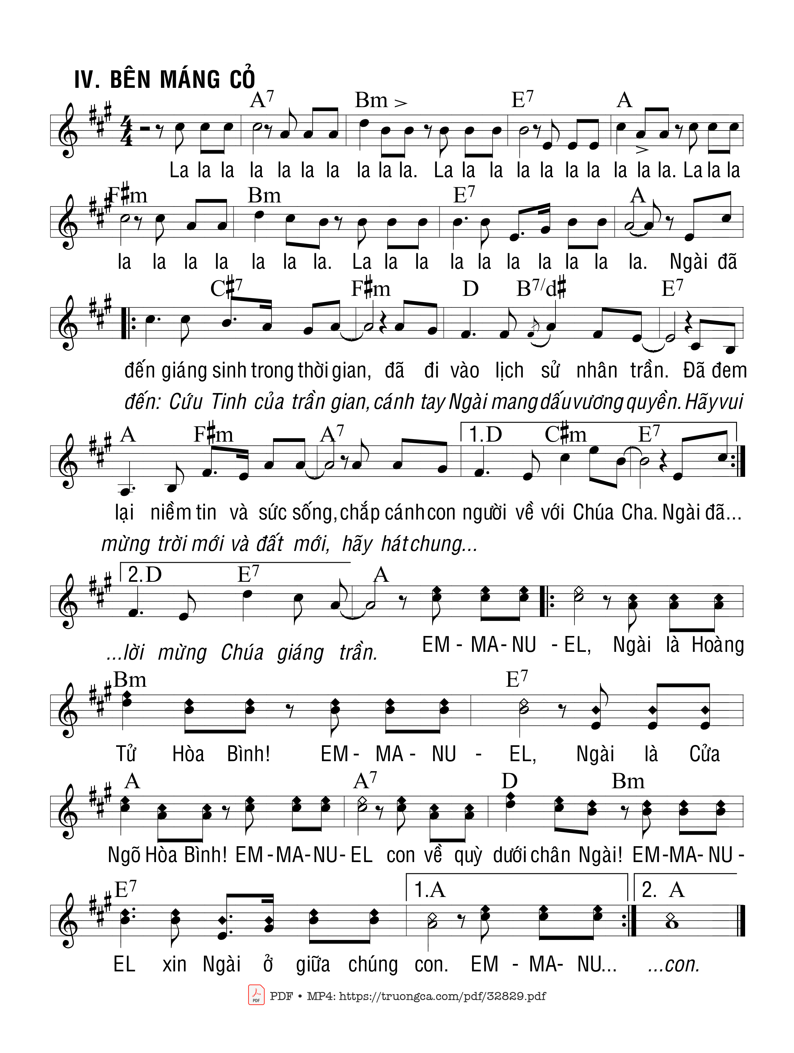 Page 3 of Sheet music PDF Gió Mùa Đông Về - Trầm Hương