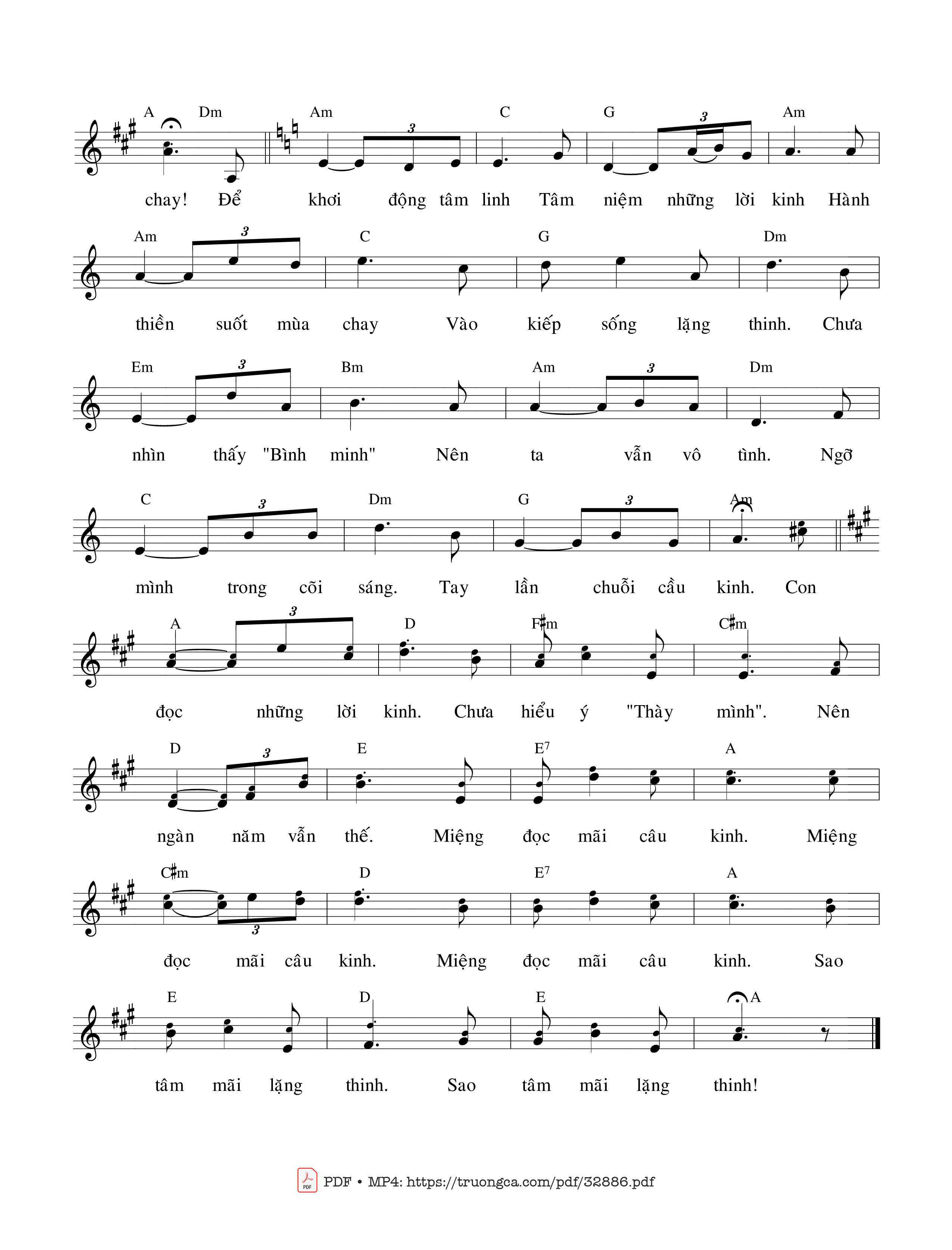 Page 2 of Sheet music PDF Những Hạt Kinh Chay - Trầm Hương