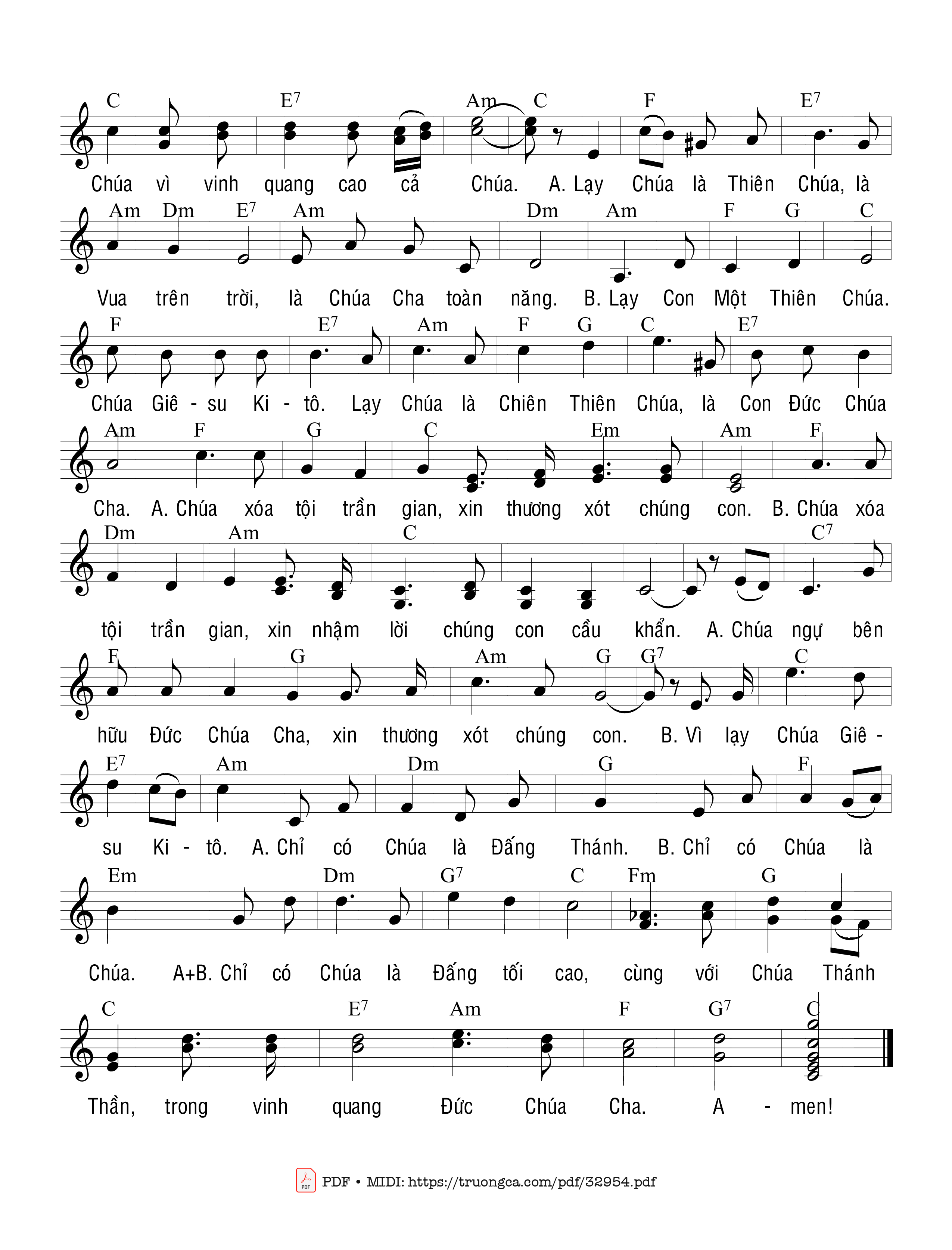 Page 2 of Sheet music PDF Bộ Lễ – Trái Tim Đức Mẹ Vô Nhiễm - Viễn Xứ