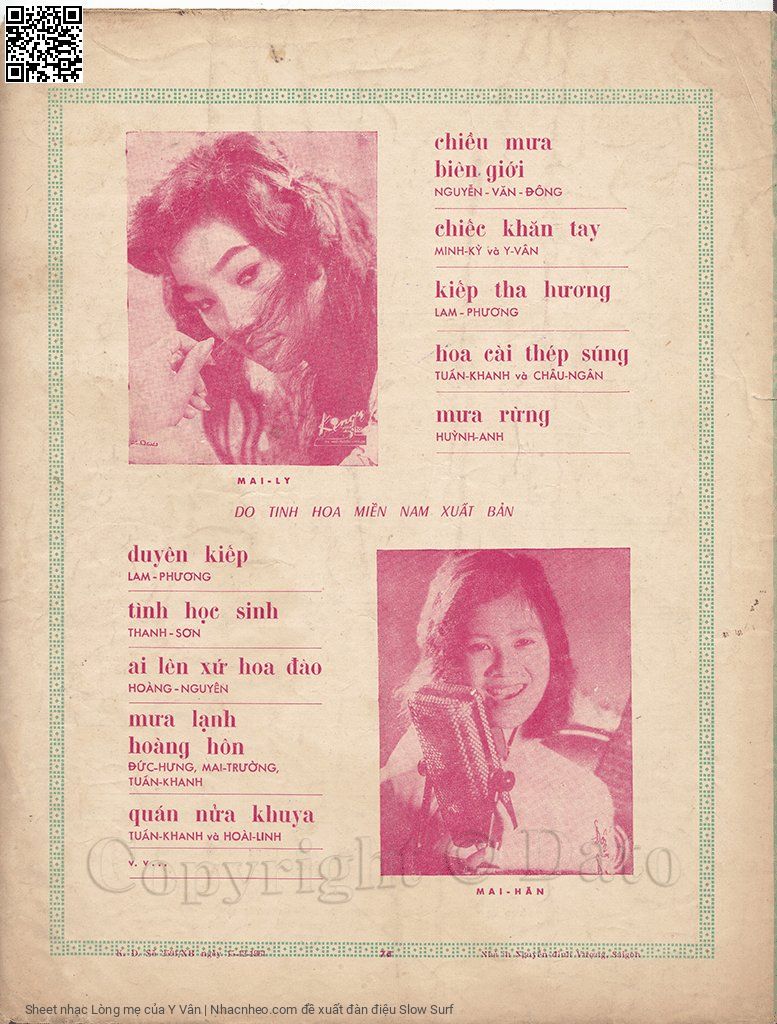 Page 4 of Sheet music PDF Lòng mẹ - Y Vân