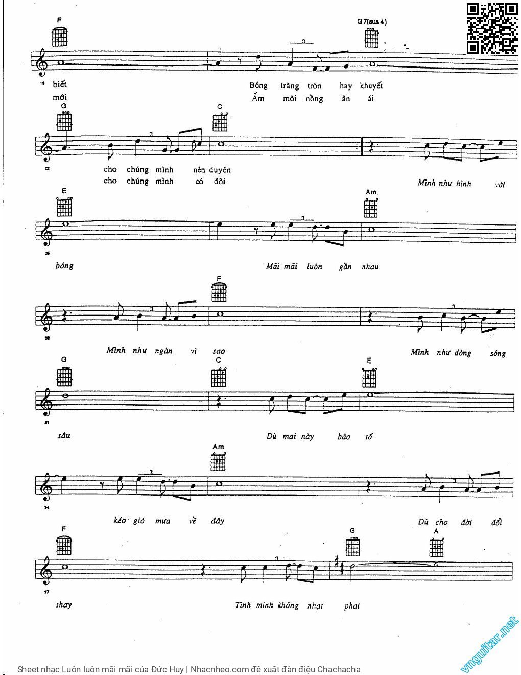 Page 2 of Sheet music PDF Luôn luôn mãi mãi - Đức Huy