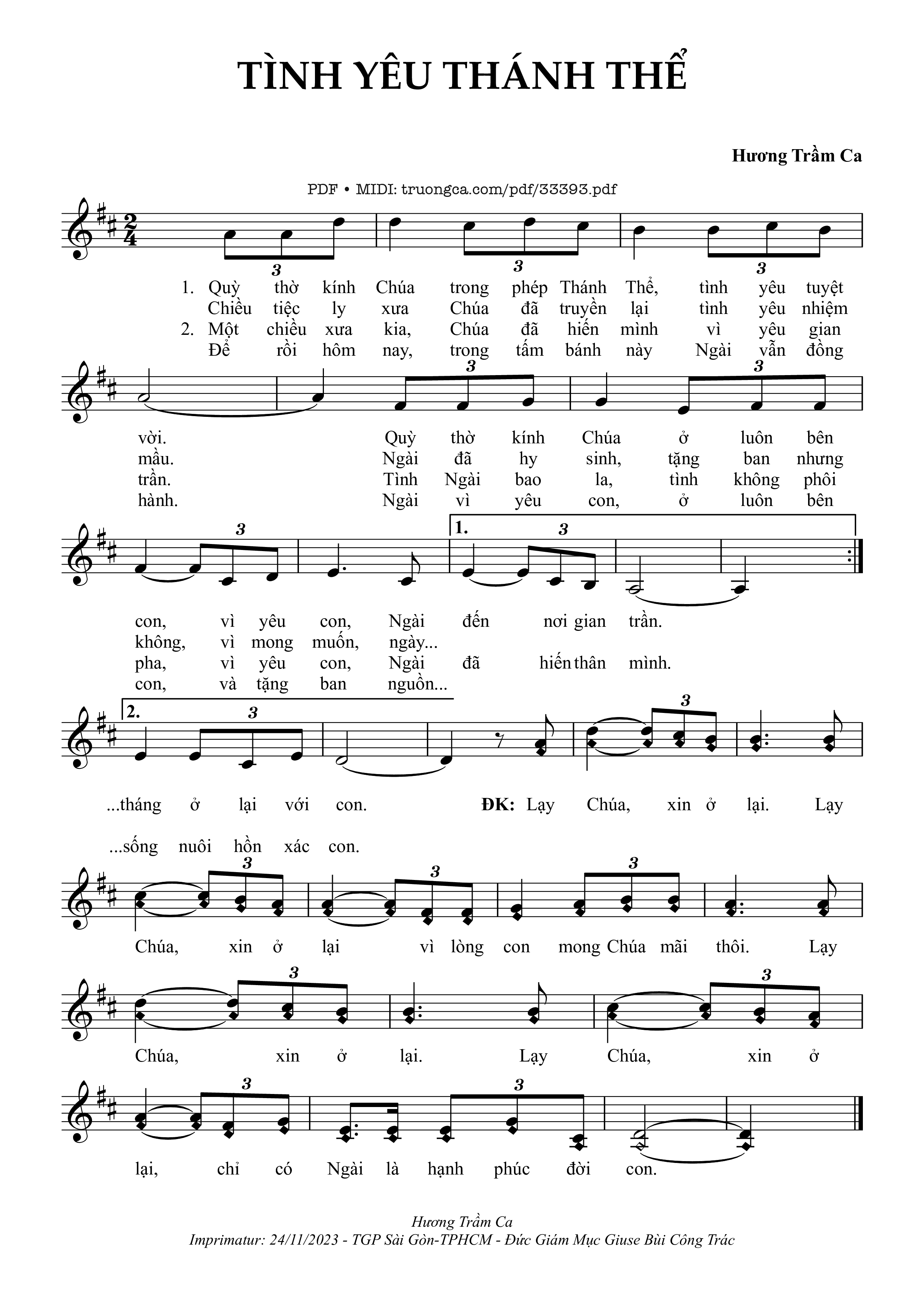 Tình Yêu Thánh Thể