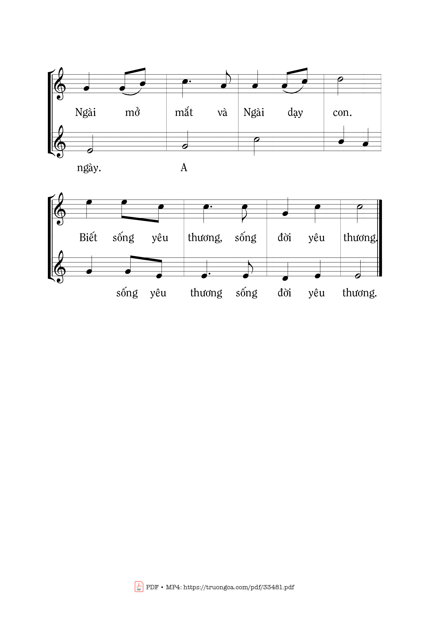Page 2 of Sheet music PDF Lửa Tình Yêu Thánh Thần - Mi Trầm