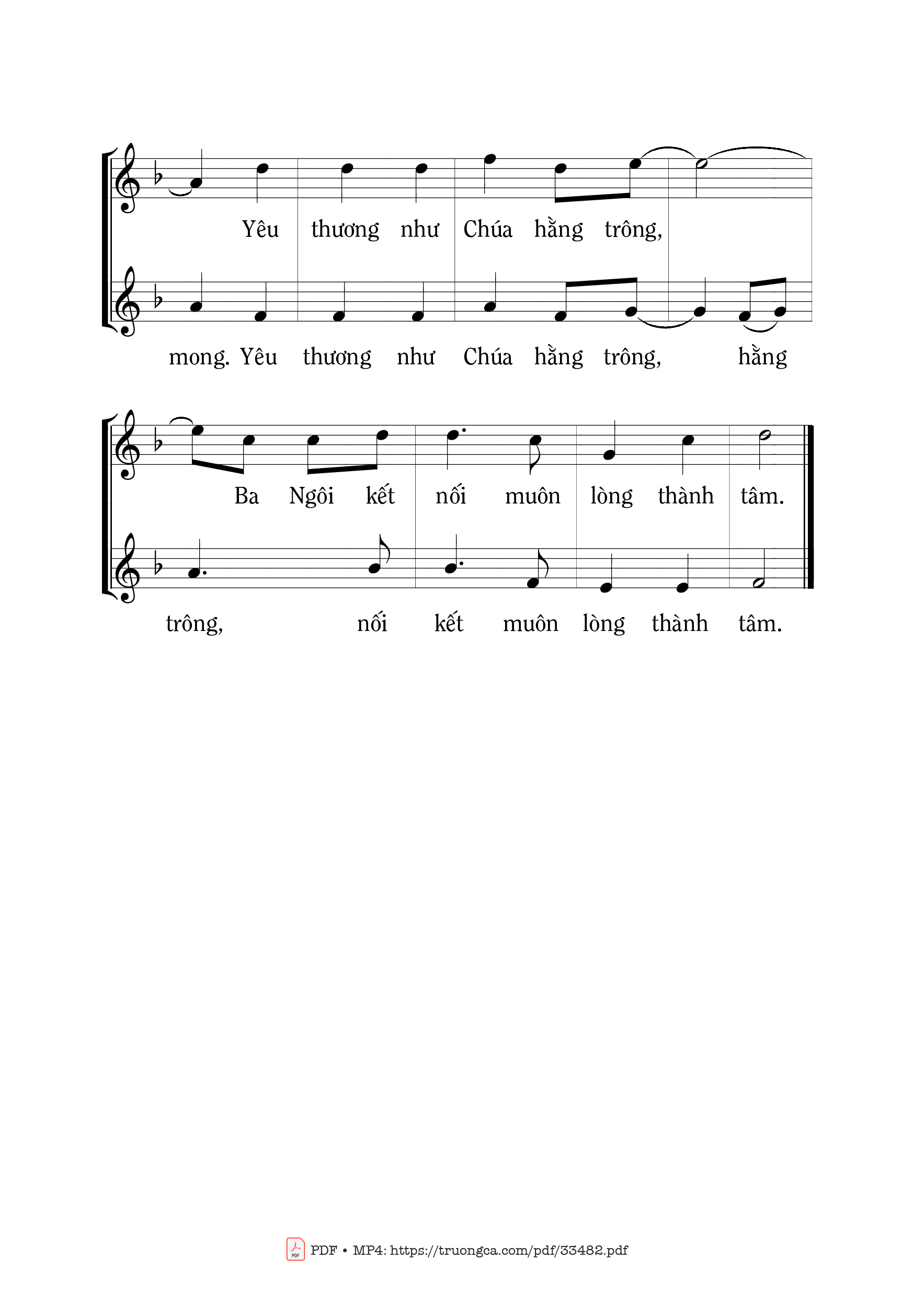 Page 2 of Sheet music PDF Một Tình Yêu Ba Ngôi - Mi Trầm