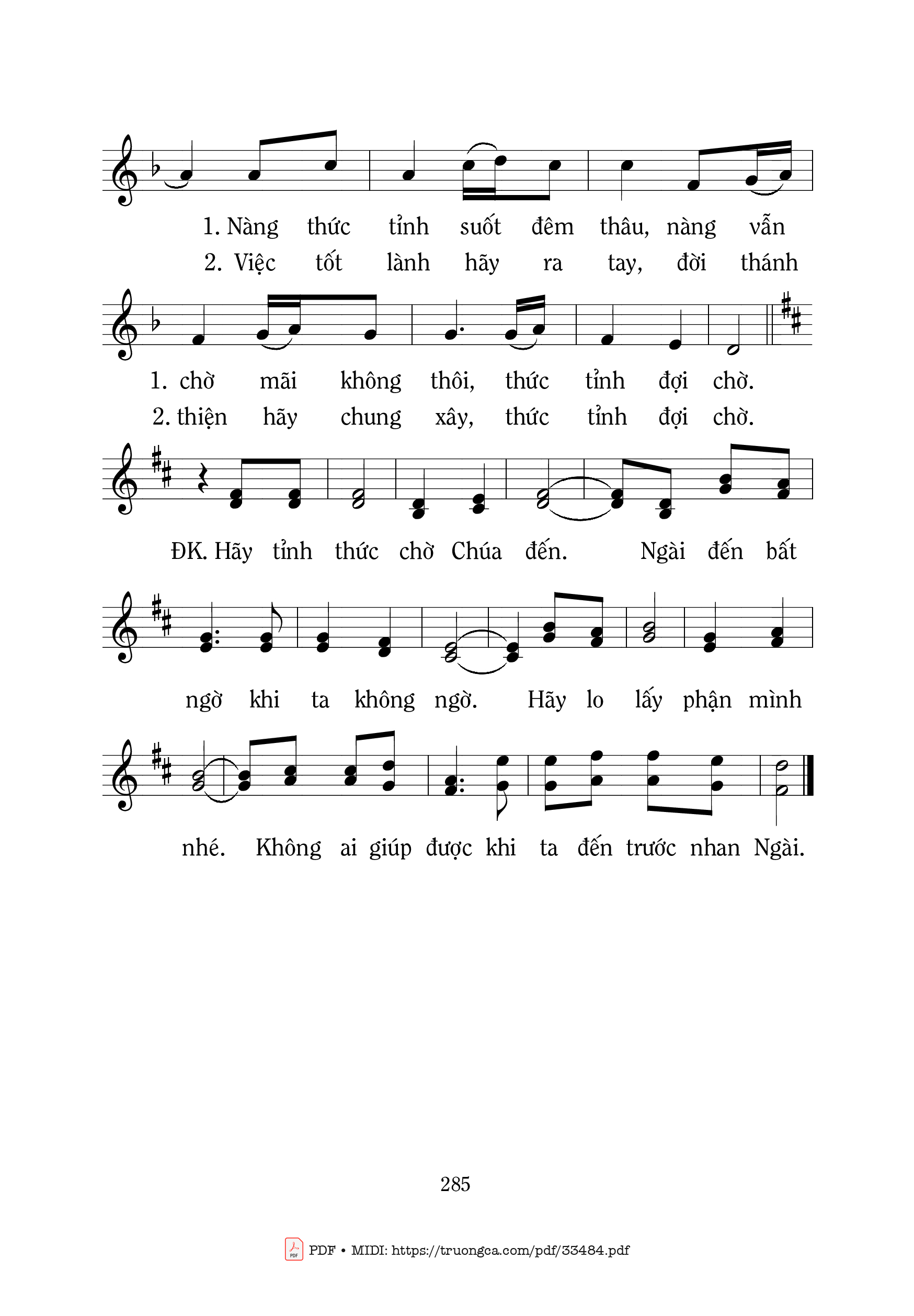 Page 2 of Sheet music PDF Nàng Trinh Nữ - Mi Trầm
