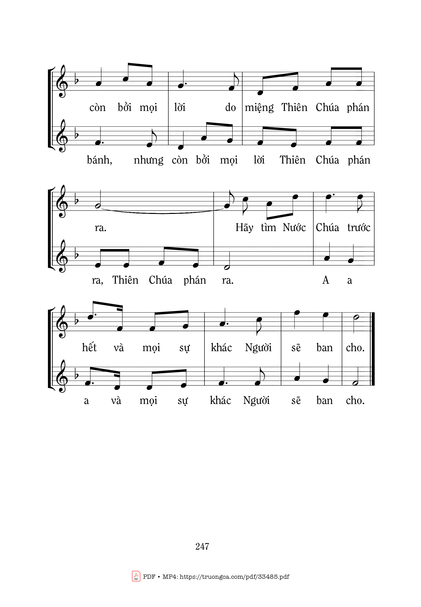 Page 2 of Sheet music PDF Năm Chiếc Bánh - Mi Trầm