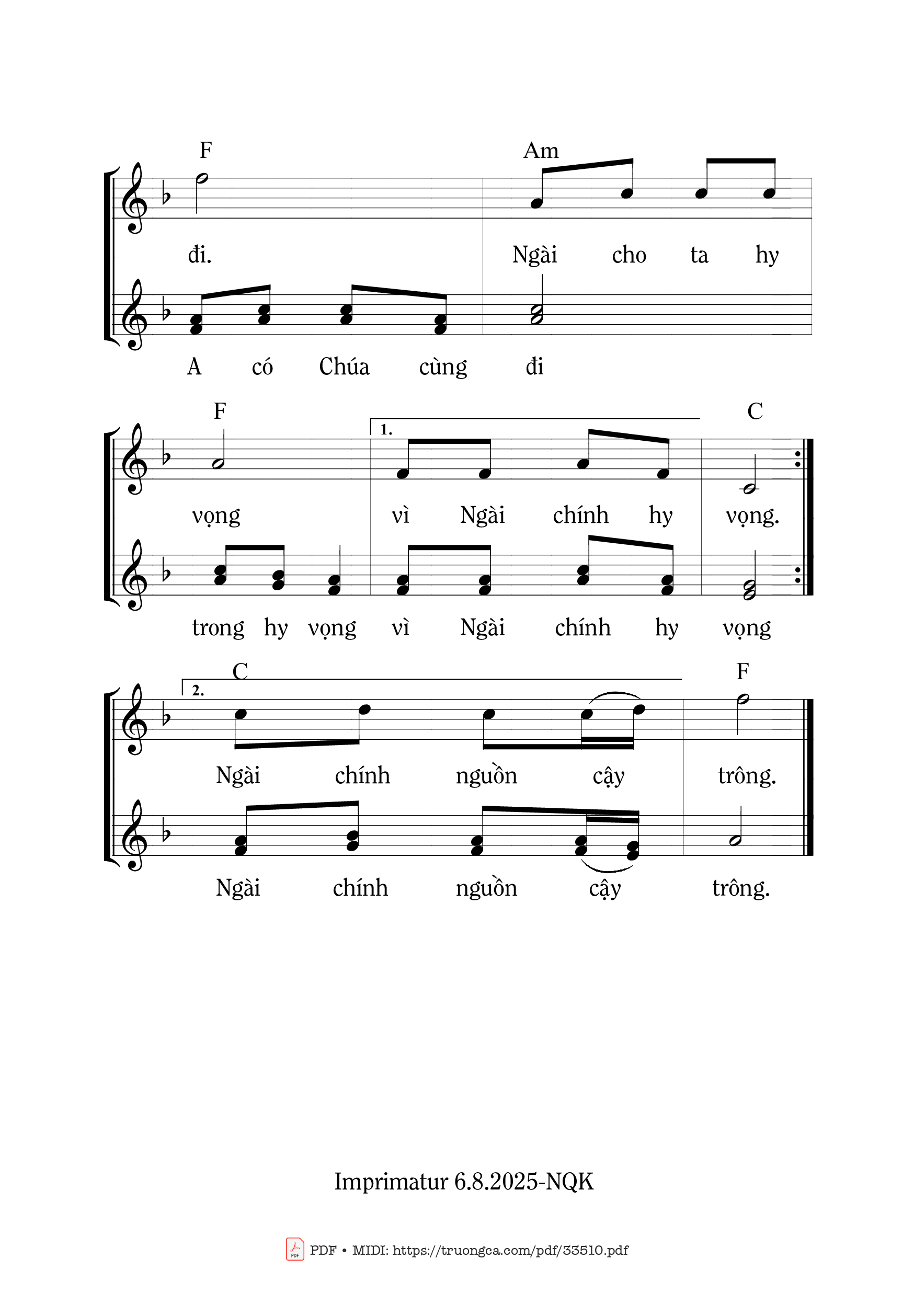Page 2 of Sheet music PDF Người Con Chúa - Mi Trầm