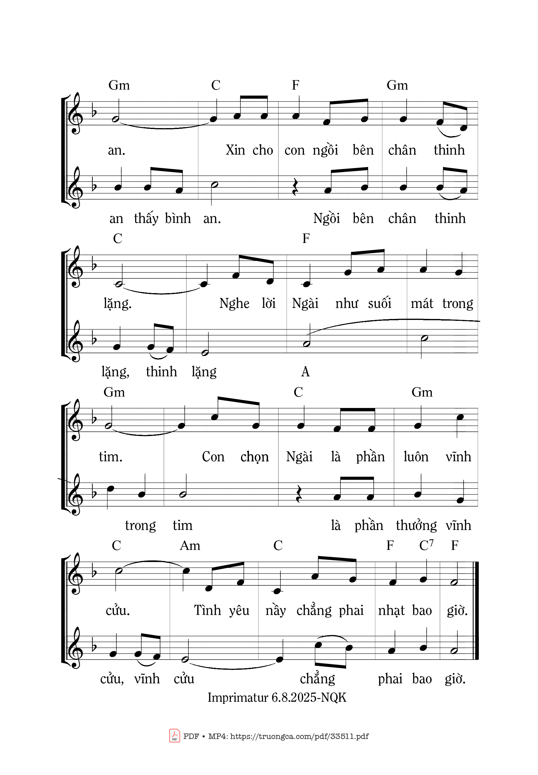 Page 2 of Sheet music PDF Phần Tốt Nhất - Mi Trầm