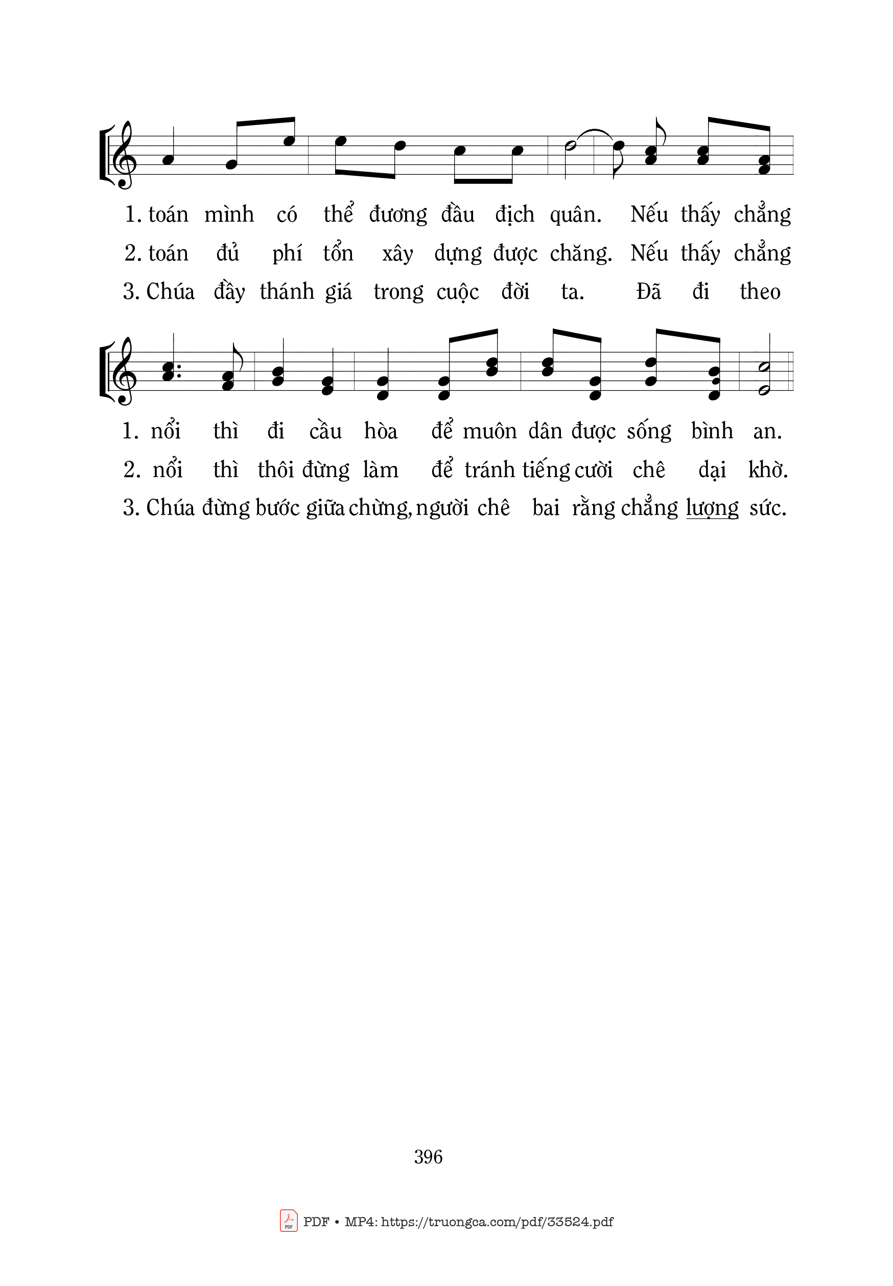 Page 2 of Sheet music PDF Từ Bỏ - Mi Trầm