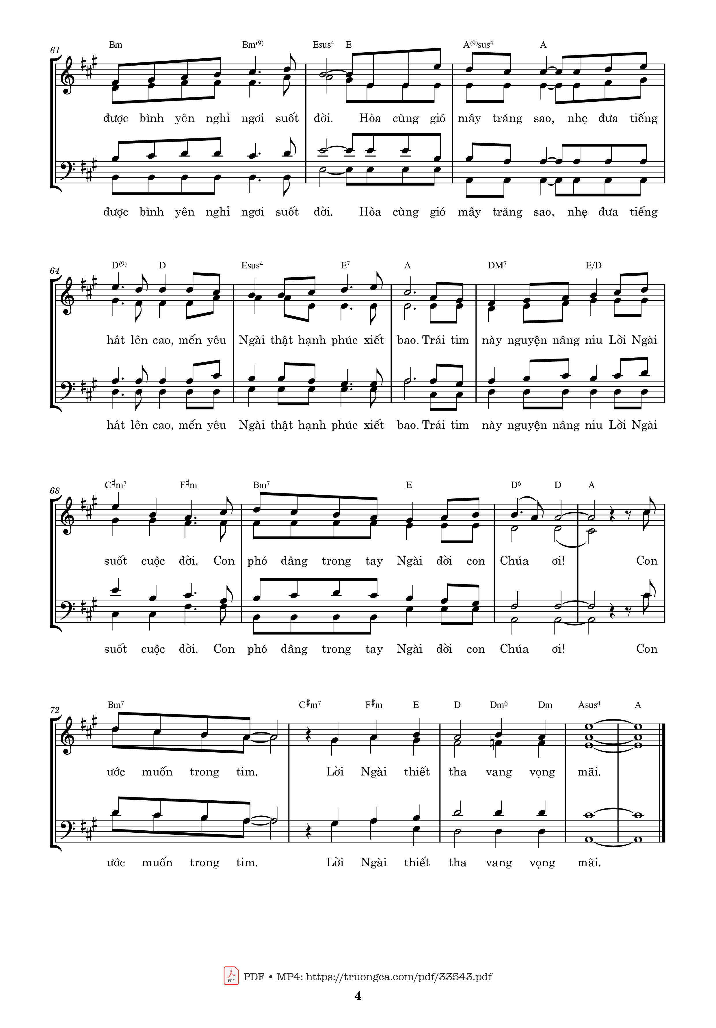 Page 4 of Sheet music PDF Tiếng Chúa trong con - Trang Hồ