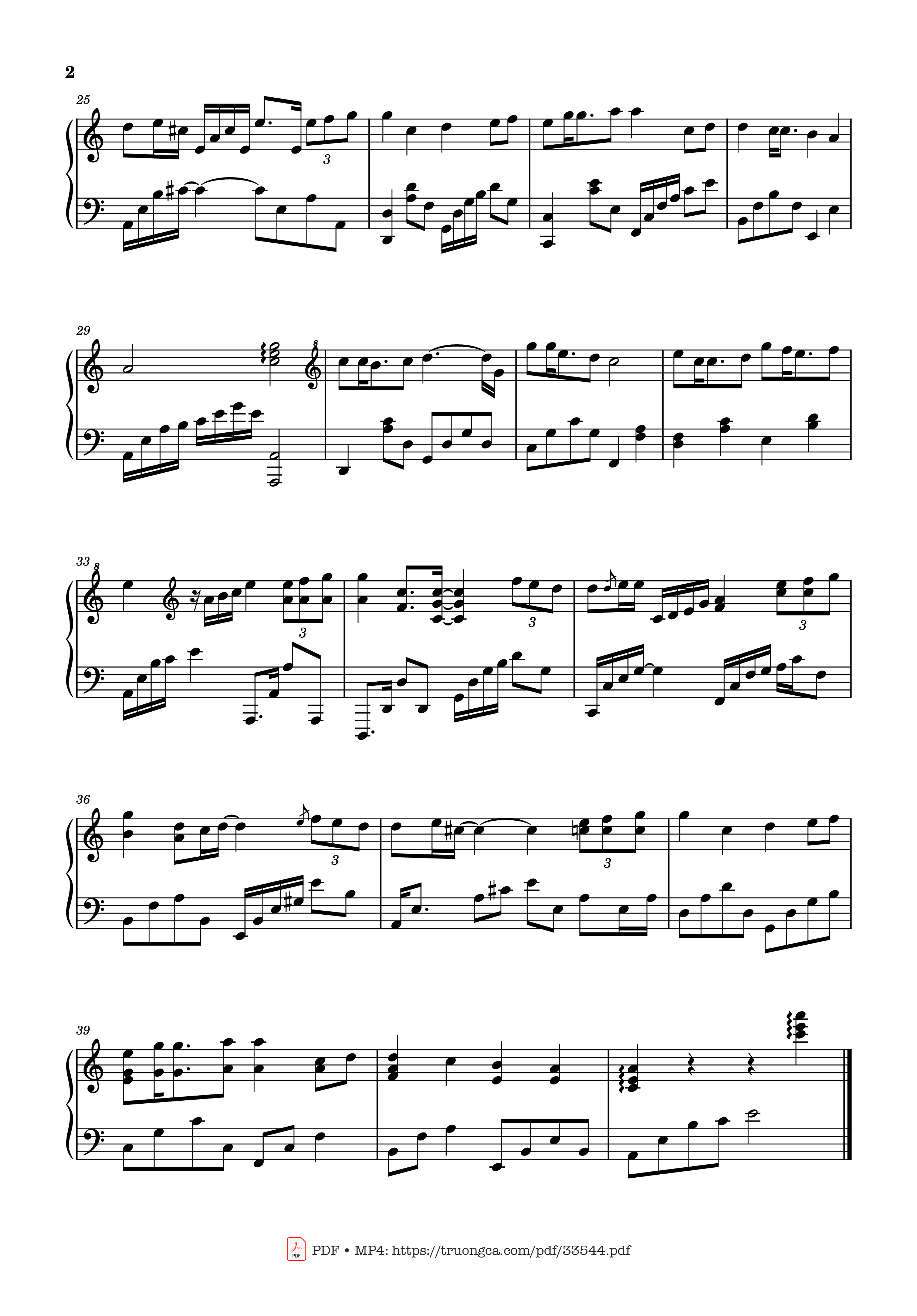 Page 2 of Sheet music PDF Piano Thanh Xuân Piano - Dalab