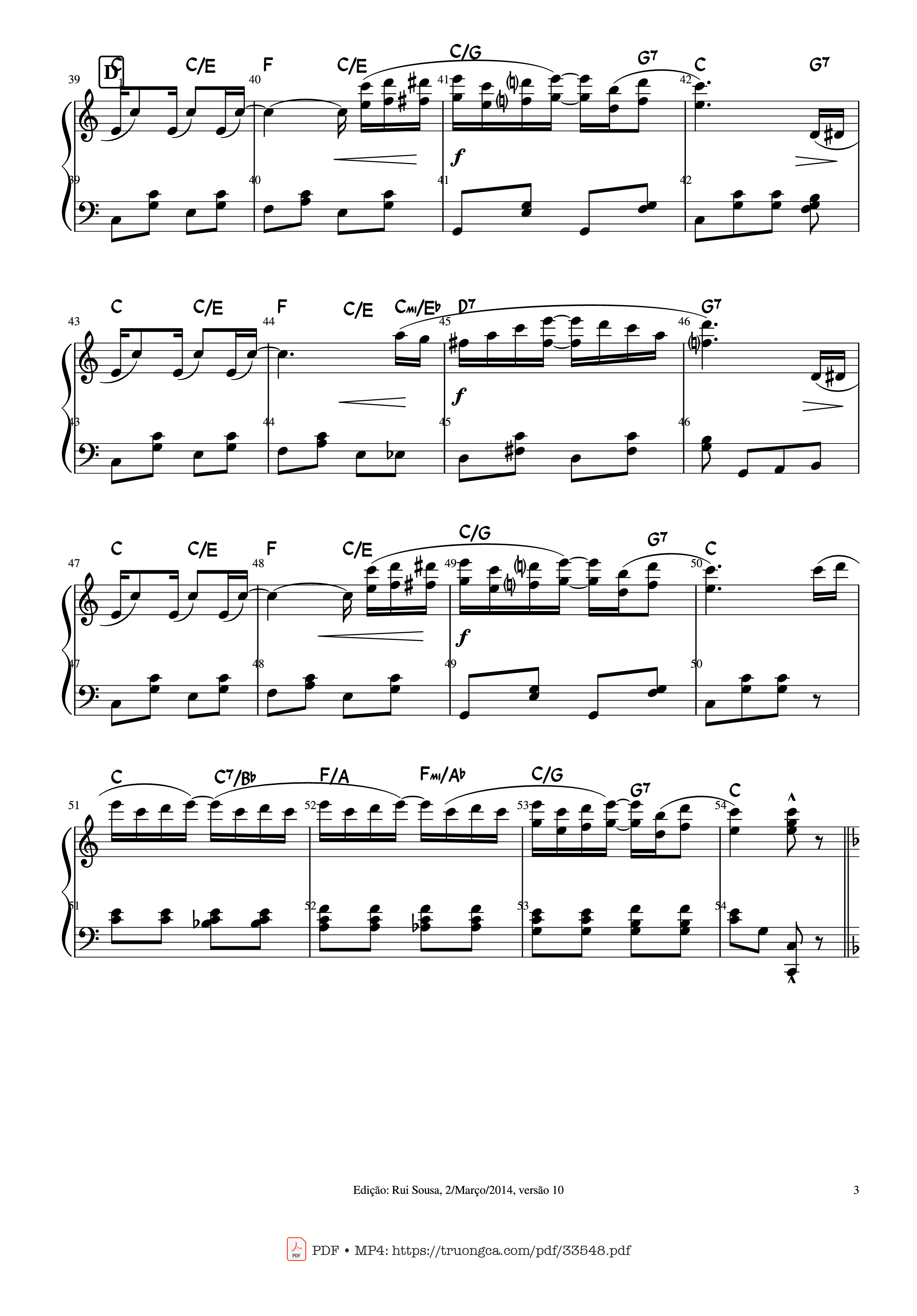 Page 3 of Sheet music PDF Piano The Entertainer (Original Piece Piano) - Scott Joplin