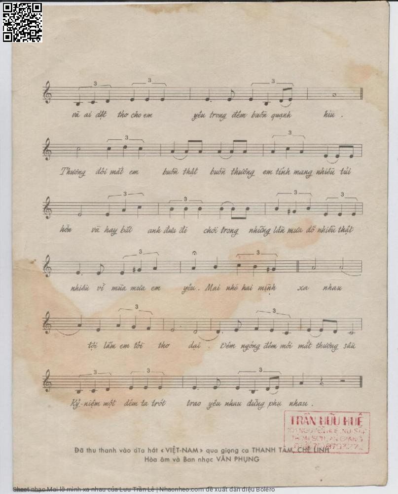 Page 7 of Sheet music PDF Mai lỡ mình xa nhau - Lưu Trần Lê