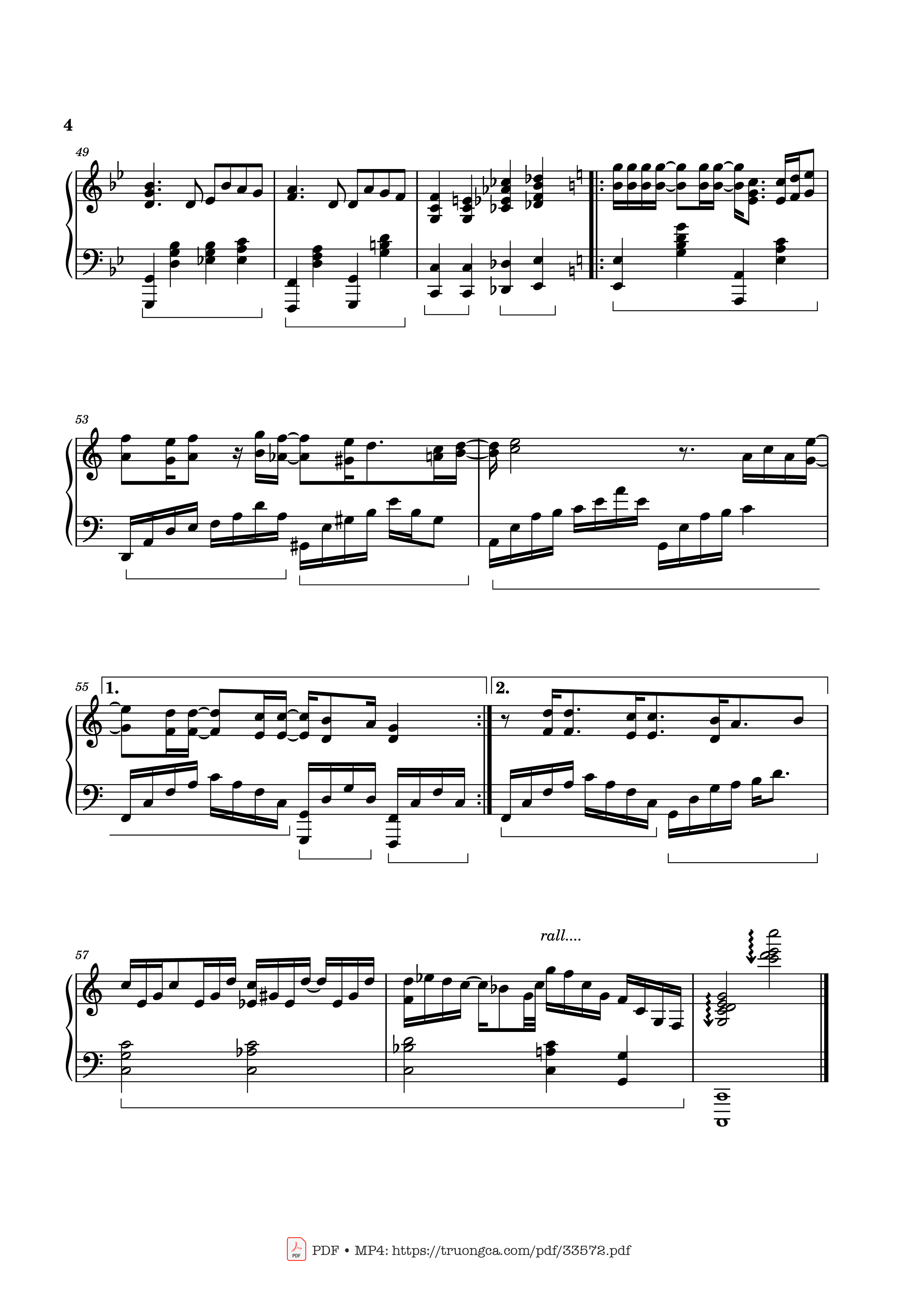 Page 4 of Sheet music PDF Piano Got To Believe in Magic Piano - Ethan Javier