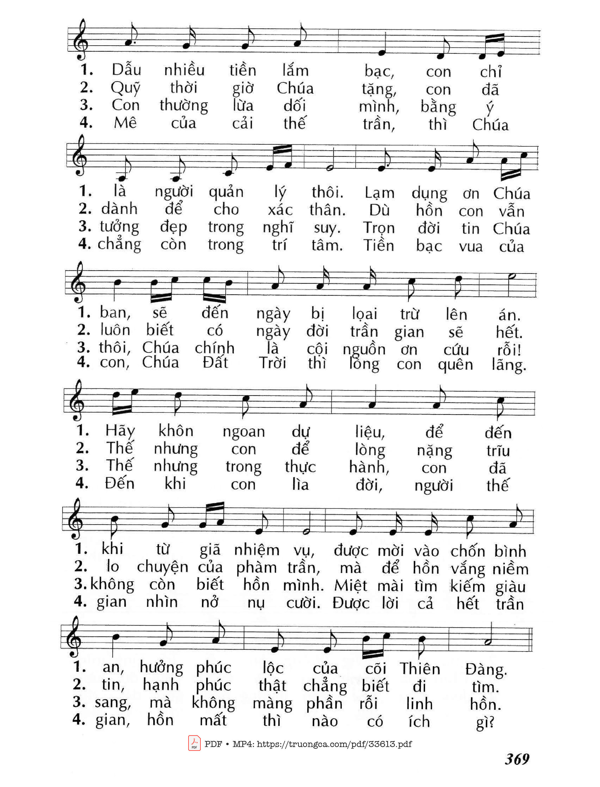 Page 2 of Sheet music PDF Không Ai Làm Tôi Hai Chủ - Huy Hoàng