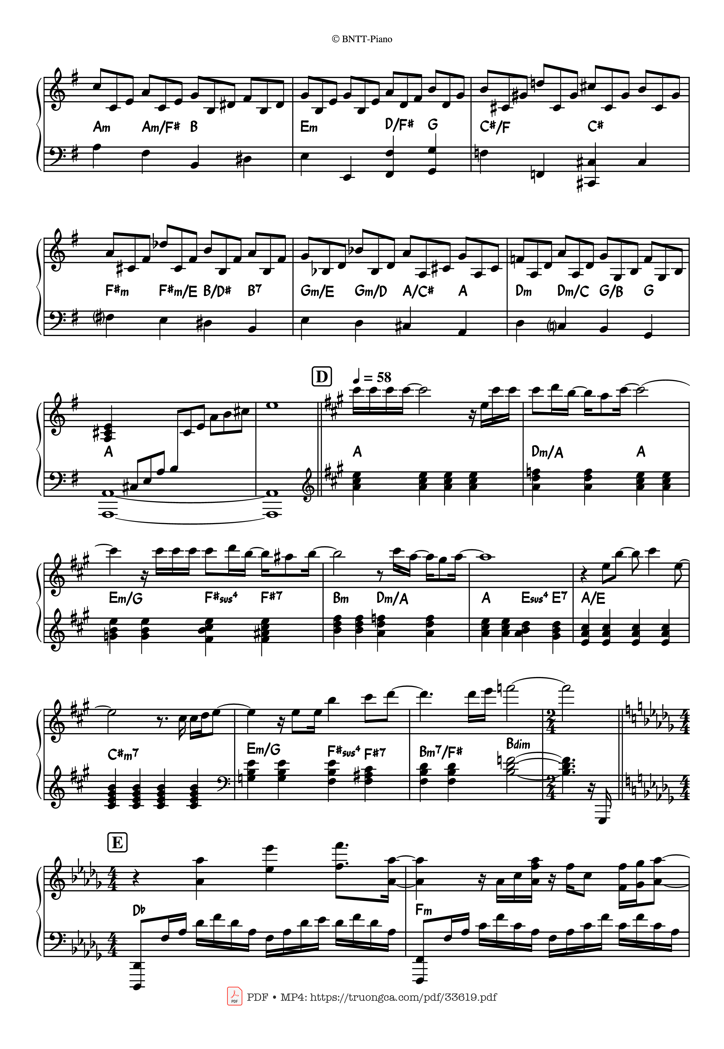 Page 3 of Sheet music PDF Piano All by Myself Piano - Eric Carmen