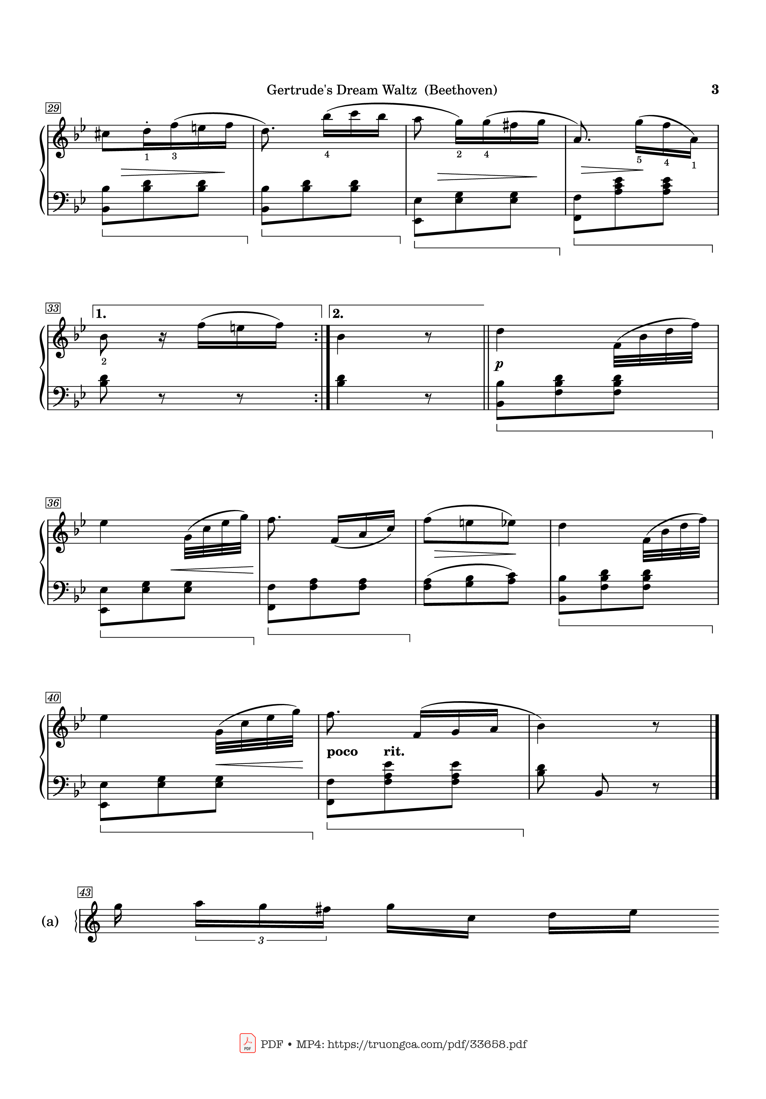 Page 3 of Sheet music PDF Piano Gertrude