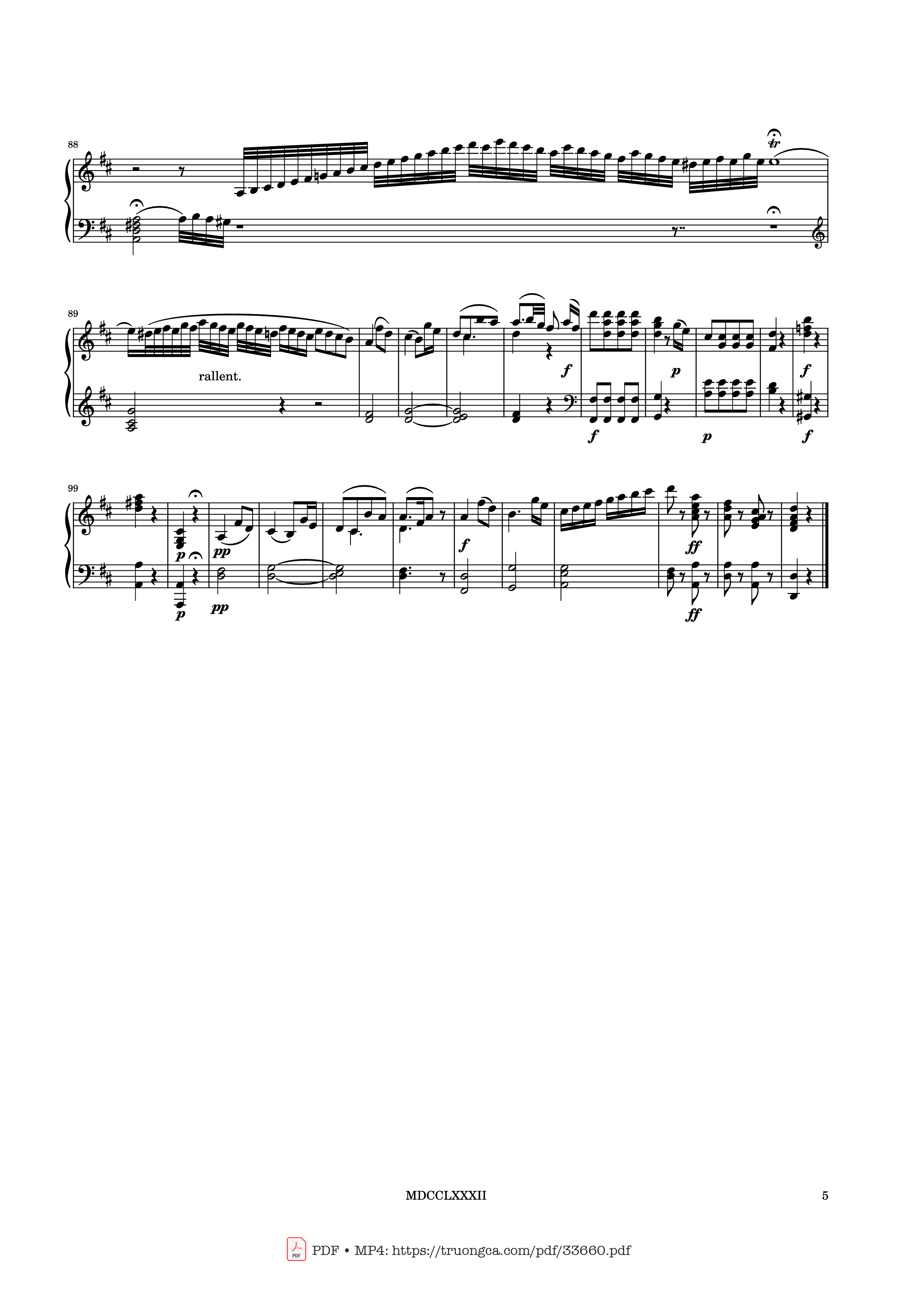 Page 5 of Sheet music PDF Piano Phantasie No. 3 in D Minor K397 Piano - Wolfgang Amadeus Mozart
