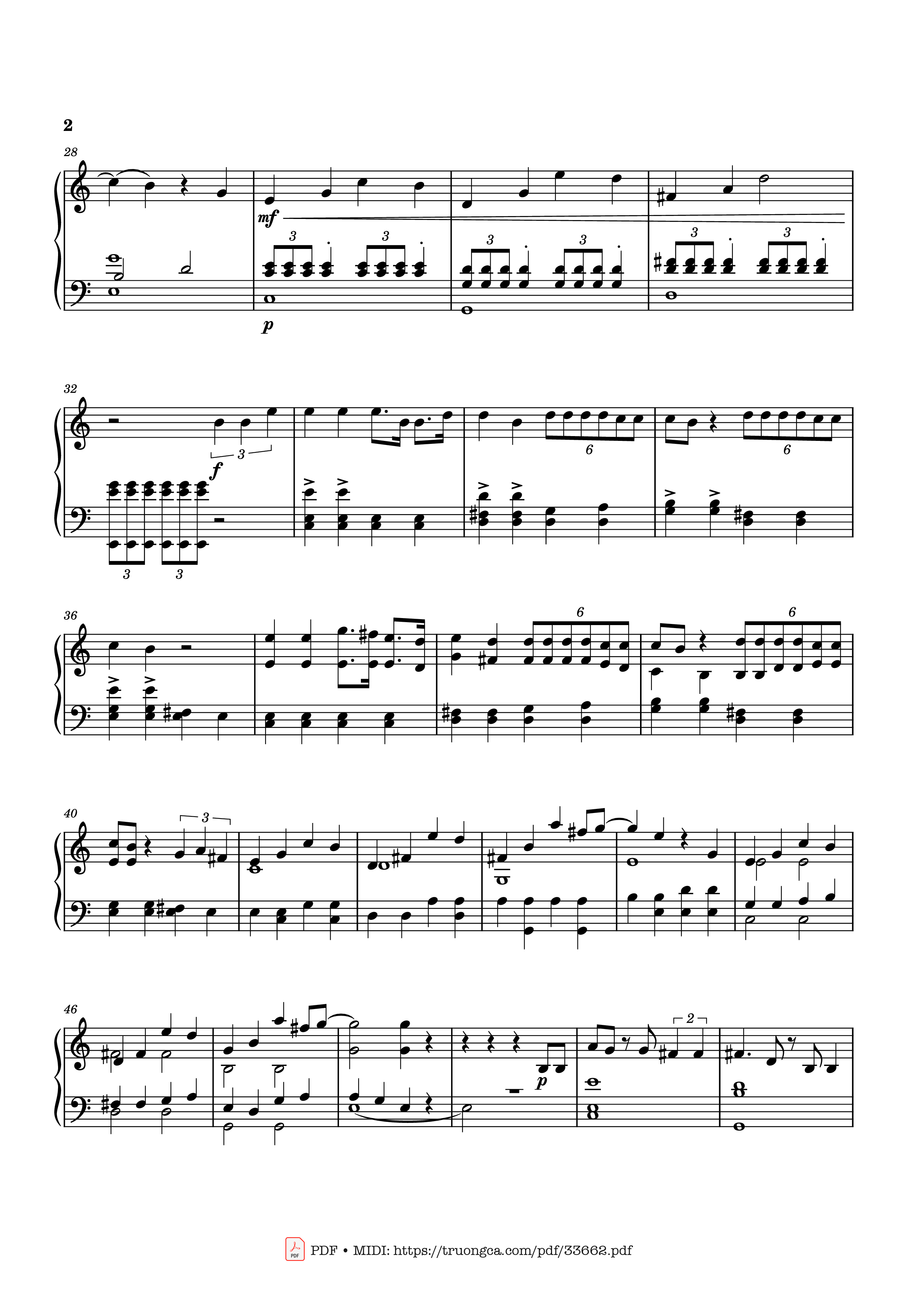 Page 2 of Sheet music PDF Piano Golden Kpop Demon Hunters Piano - Arranged by Txantoni