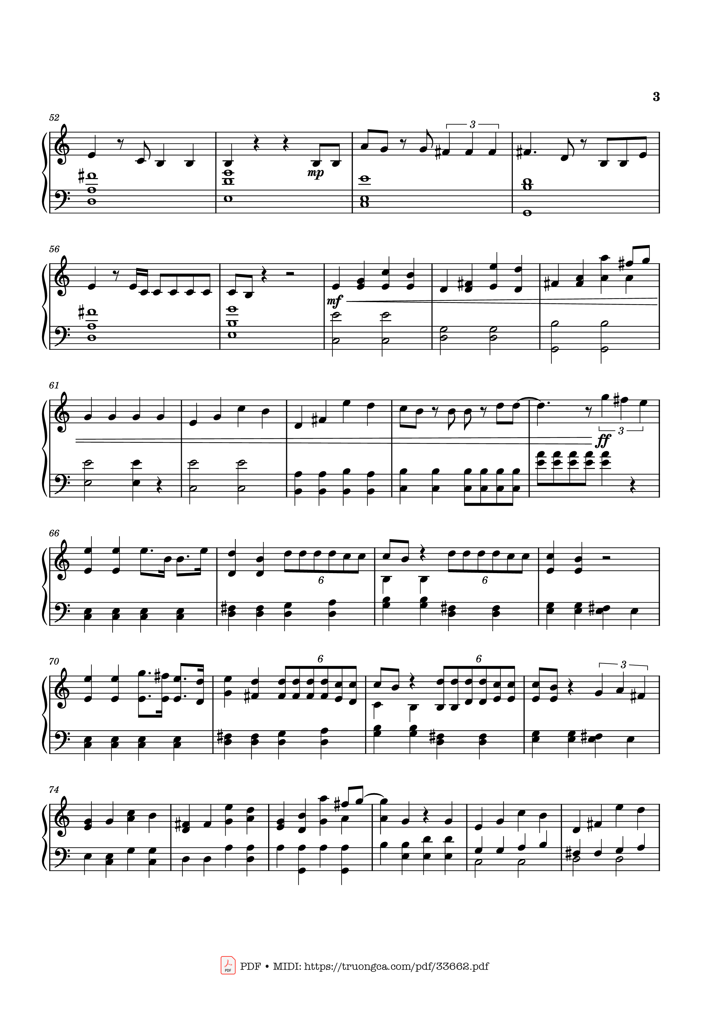 Page 3 of Sheet music PDF Piano Golden Kpop Demon Hunters Piano - Arranged by Txantoni