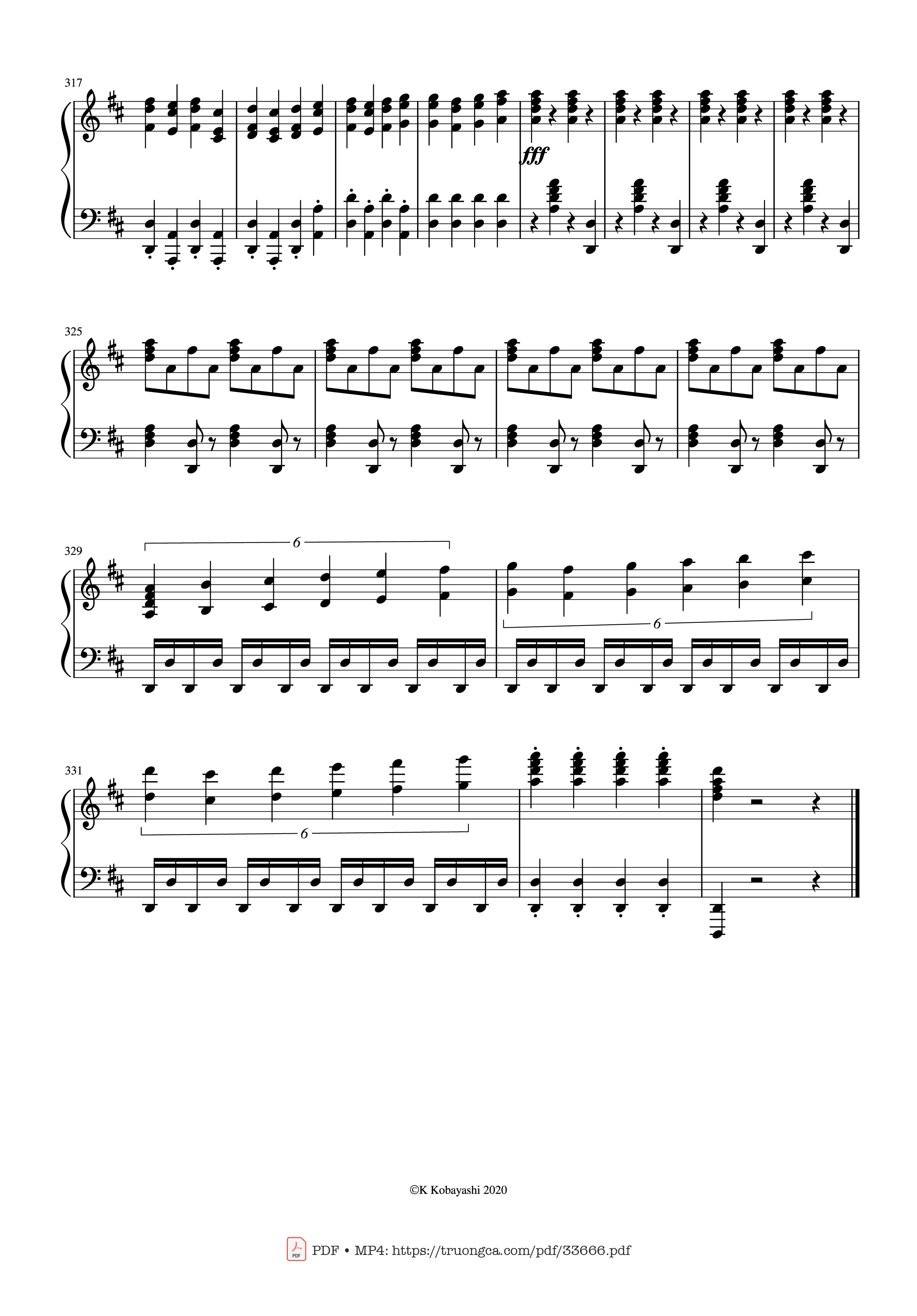 Page 14 of Sheet music PDF Piano Beethoven Medley for classical Piano beginners - Ludwig van Beethoven
