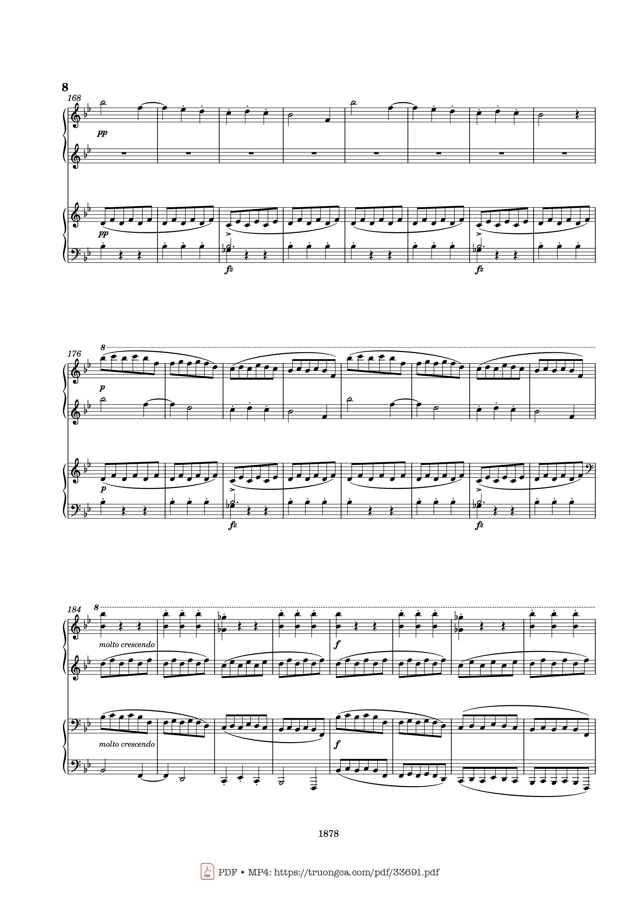 Page 8 of Sheet music PDF Piano Slavonic Dances Op. 46 No. 8 Piano Four Hands - Antonin Leopold Dvorak