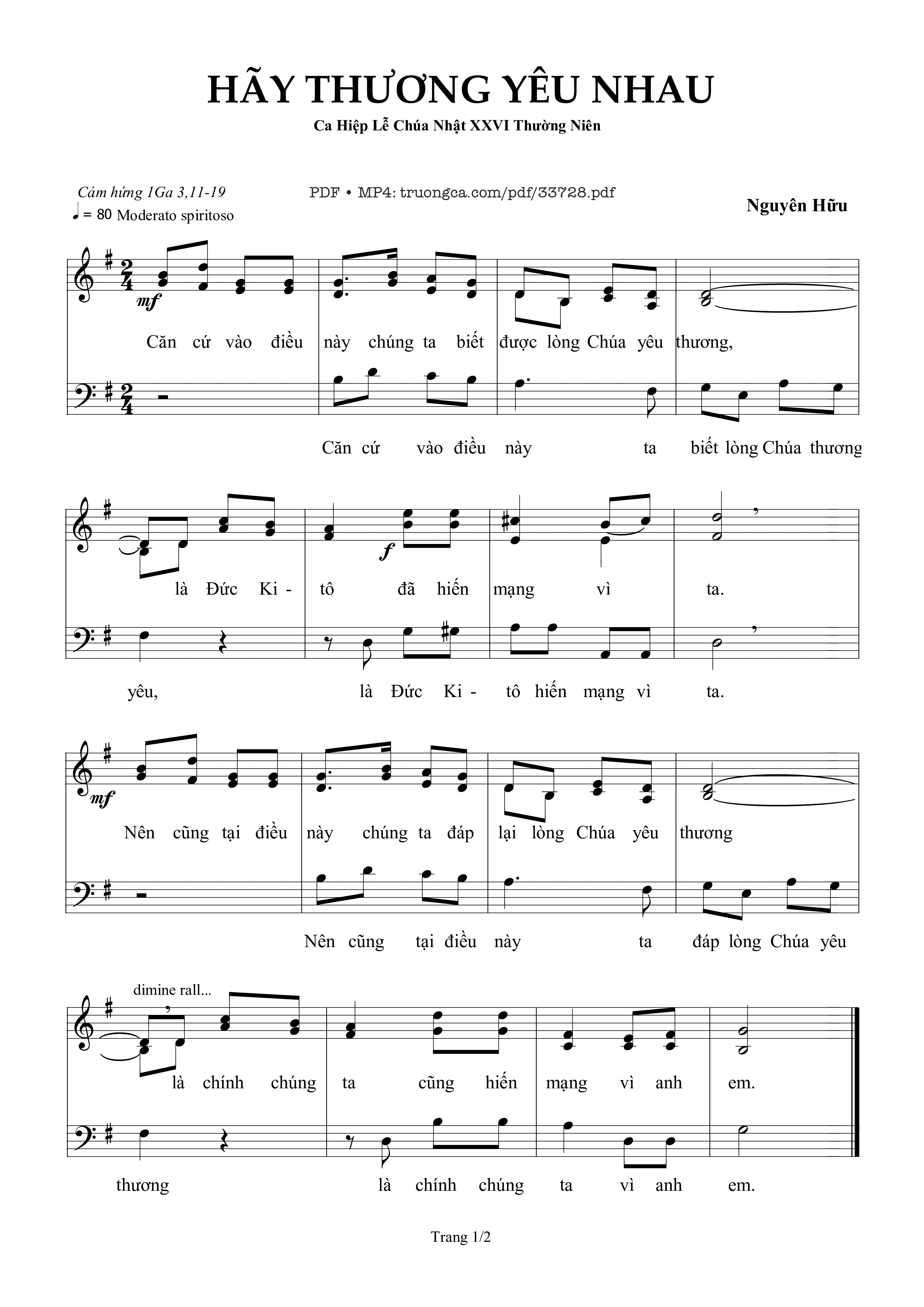 Hãy Thương Yêu Nhau