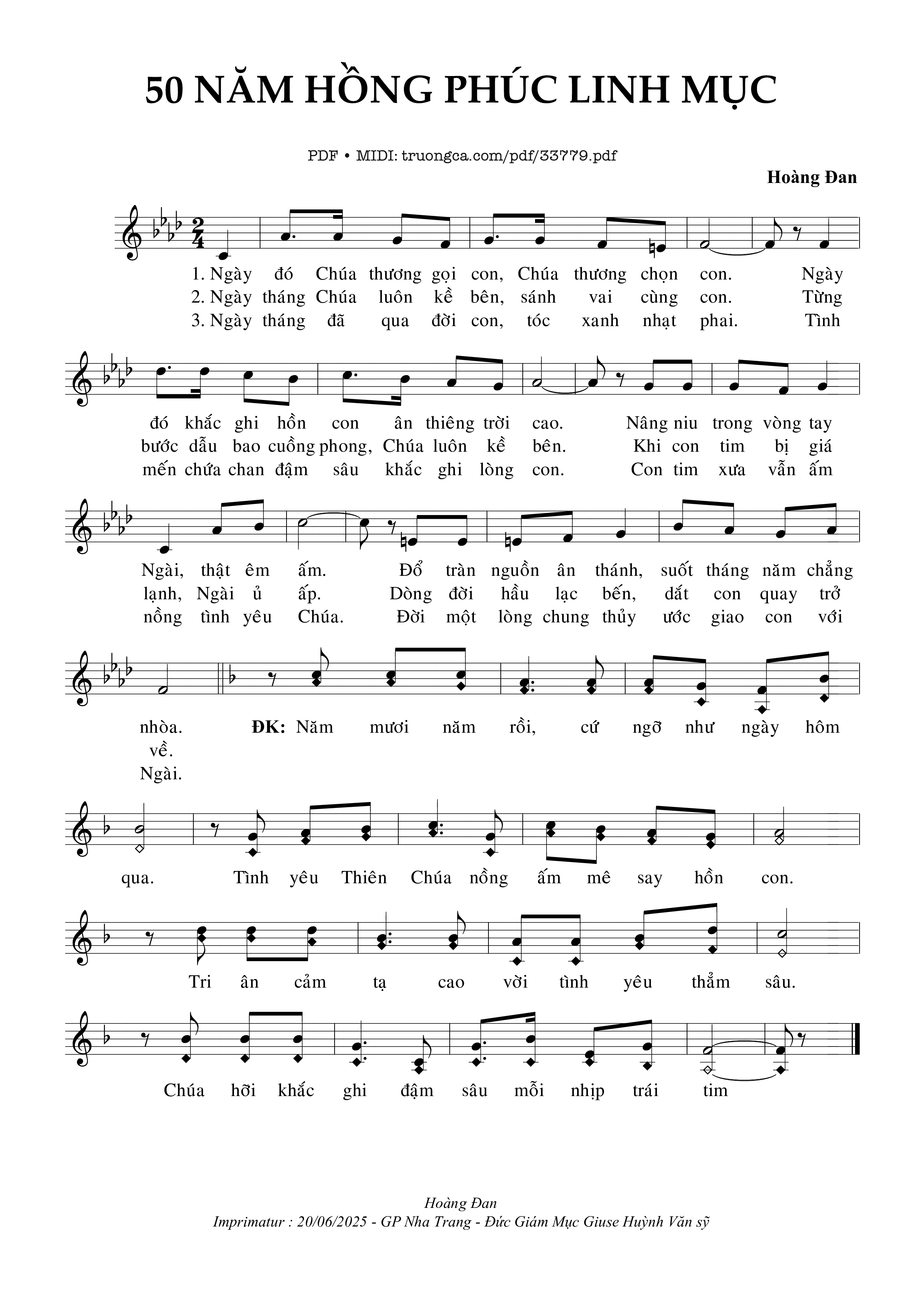 50 Năm Hồng Phúc Linh Mục