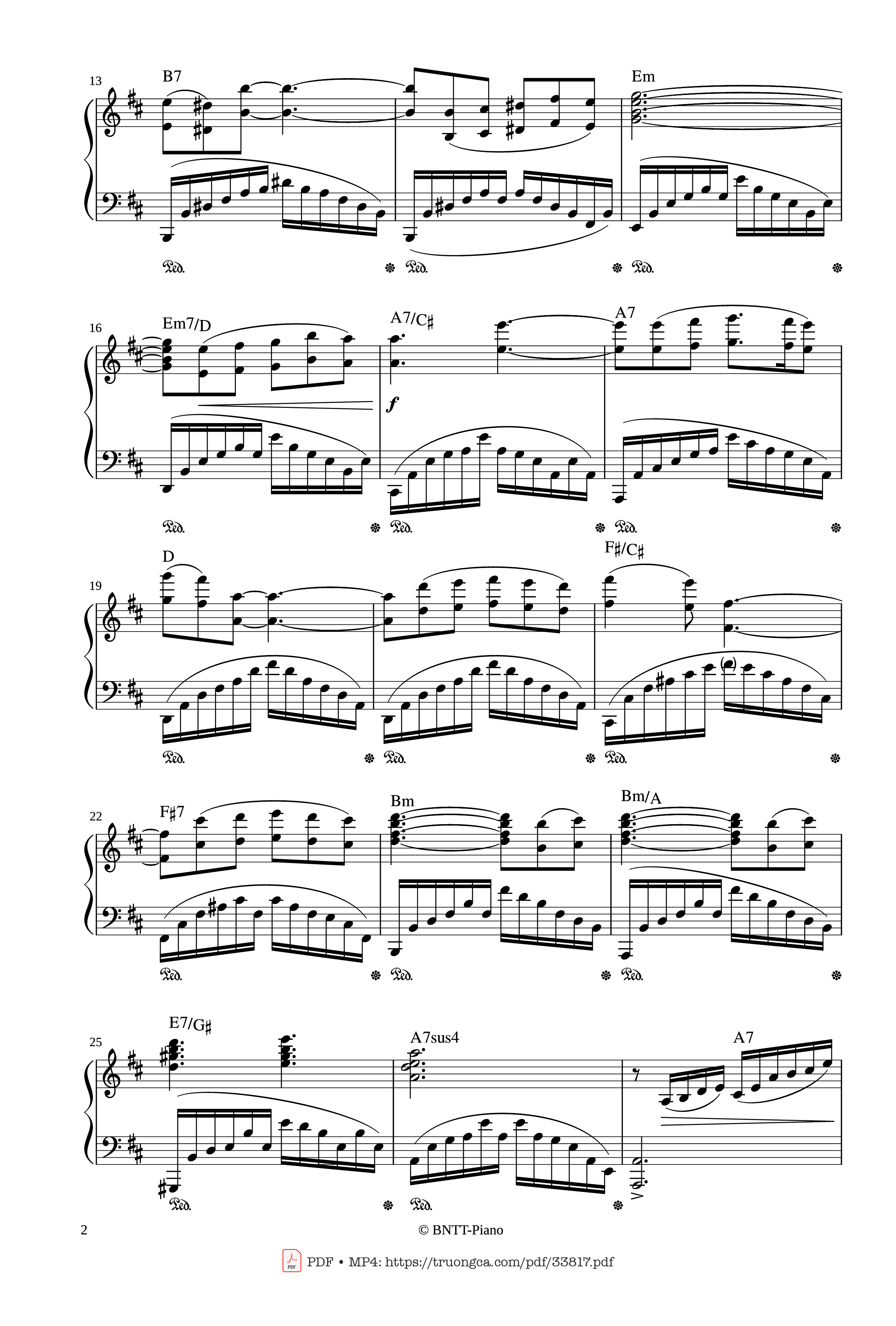 Page 2 of Sheet music PDF Piano AUTUMN STORY - Le Piano Sur La Vague Piano - PAUL MAURIAT