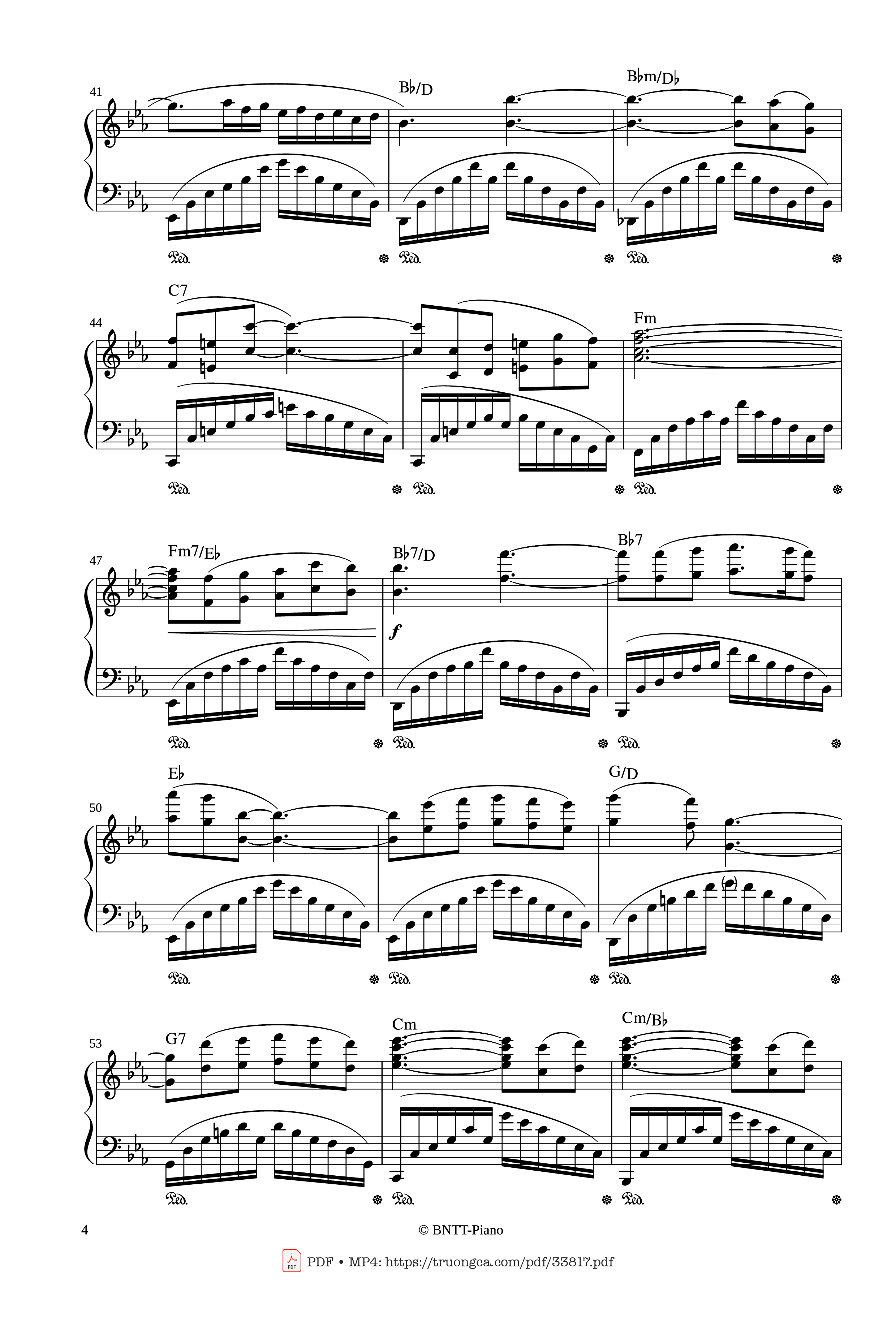 Page 4 of Sheet music PDF Piano AUTUMN STORY - Le Piano Sur La Vague Piano - PAUL MAURIAT
