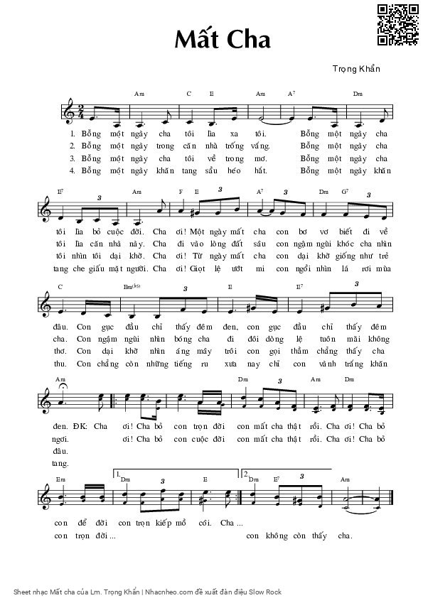 Mất cha - Trọng Khẩn