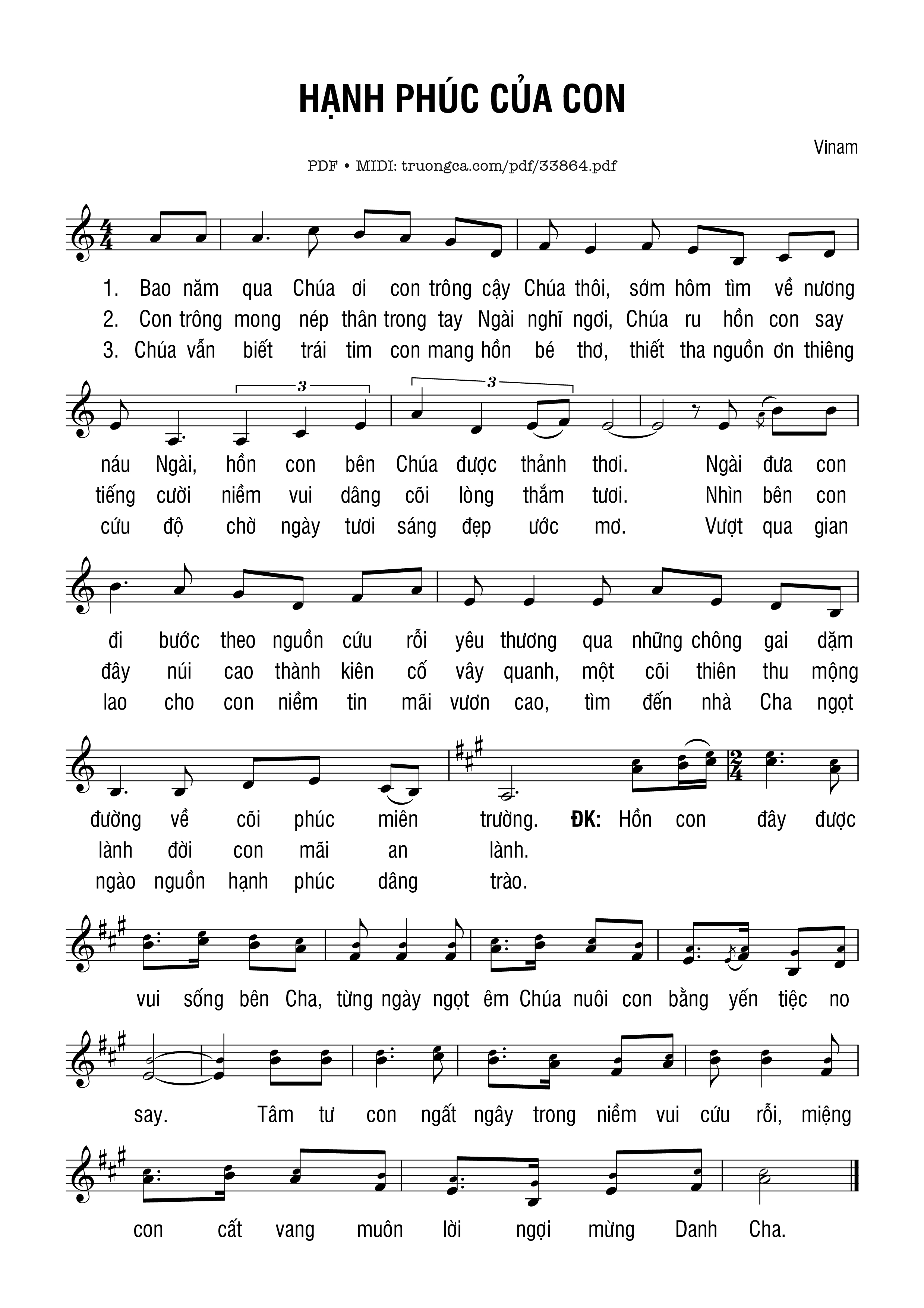 Hạnh Phúc Của Con