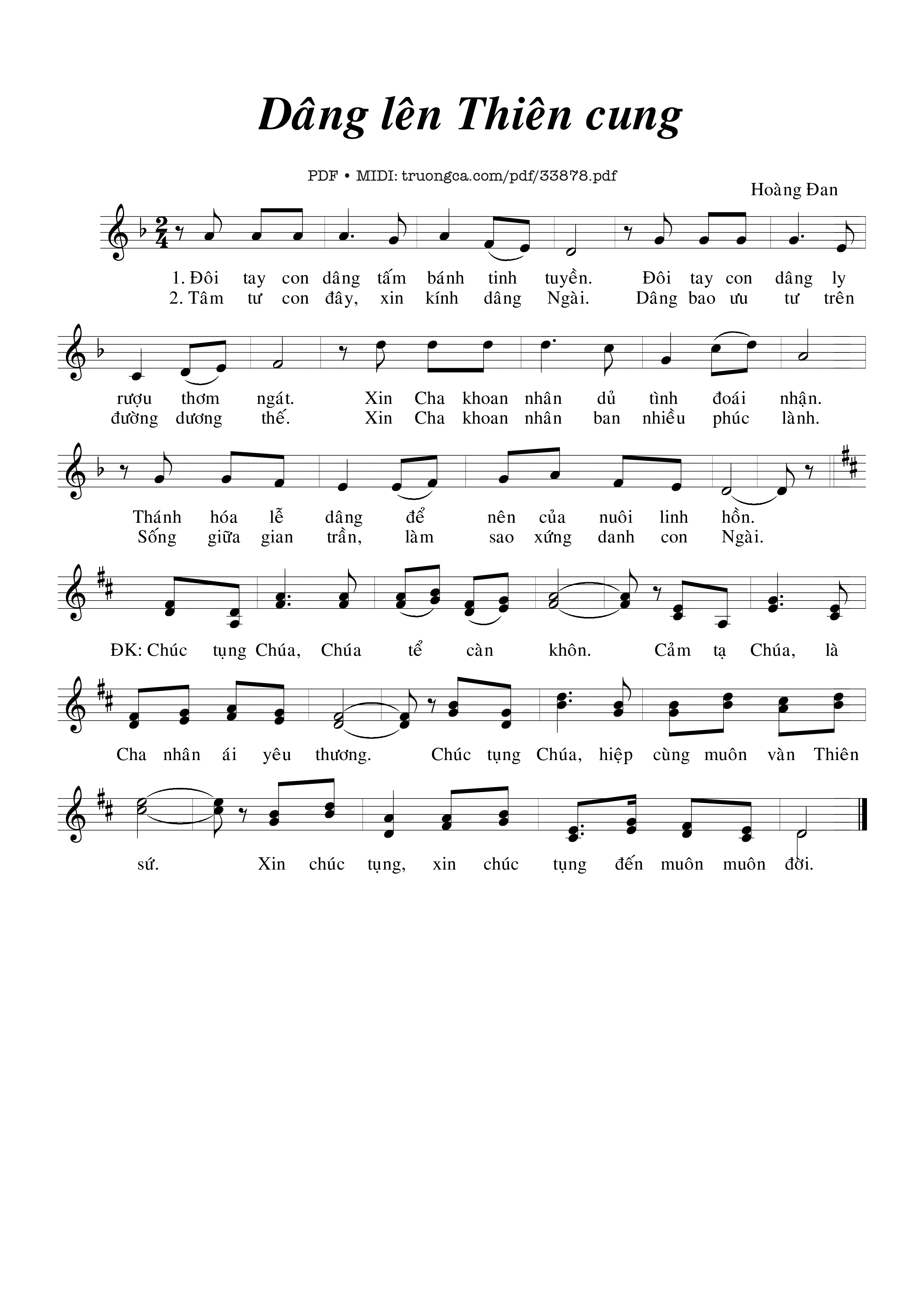 Dâng Lên Thiên Cung