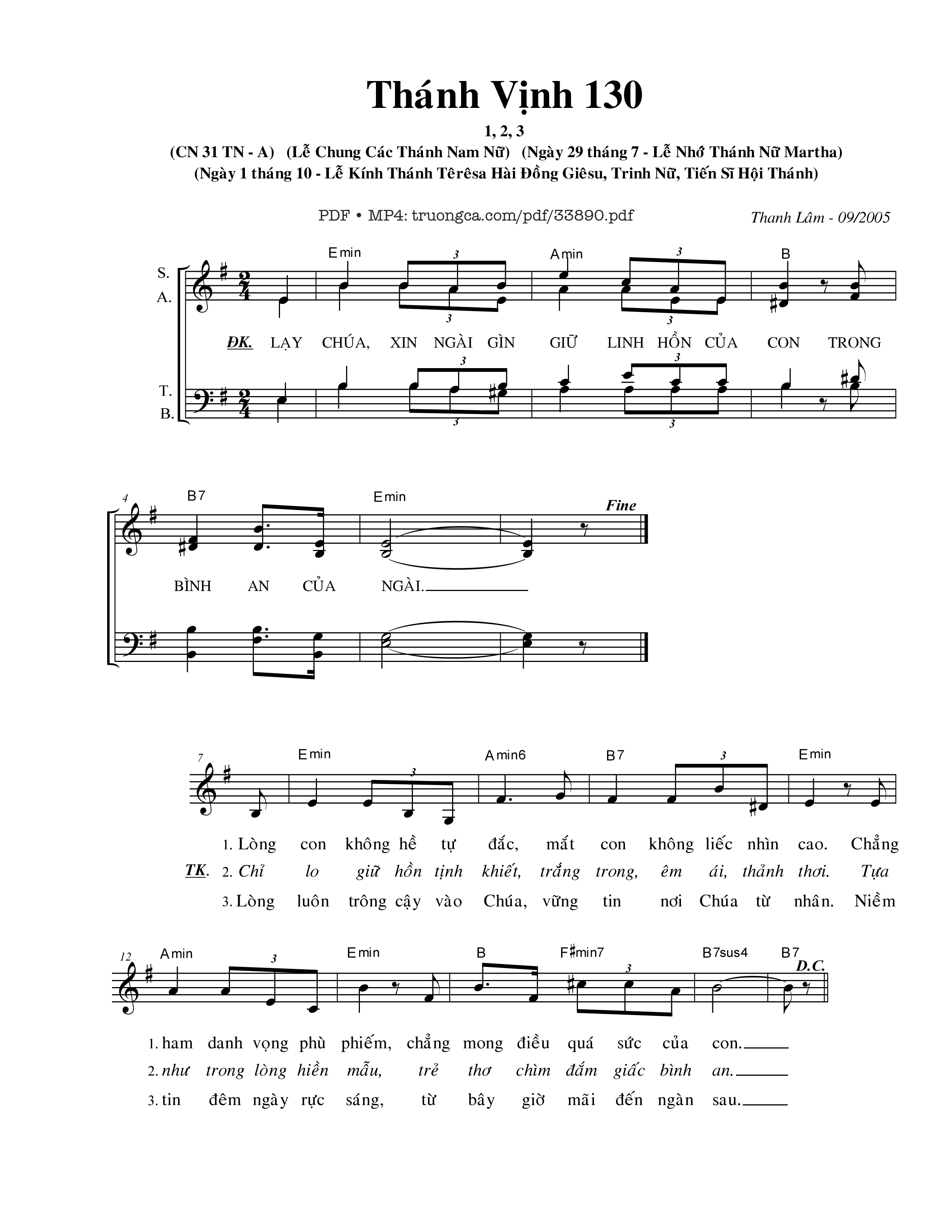 Lễ Thánh Têrêsa Hài Đồng Giêsu (01.10)