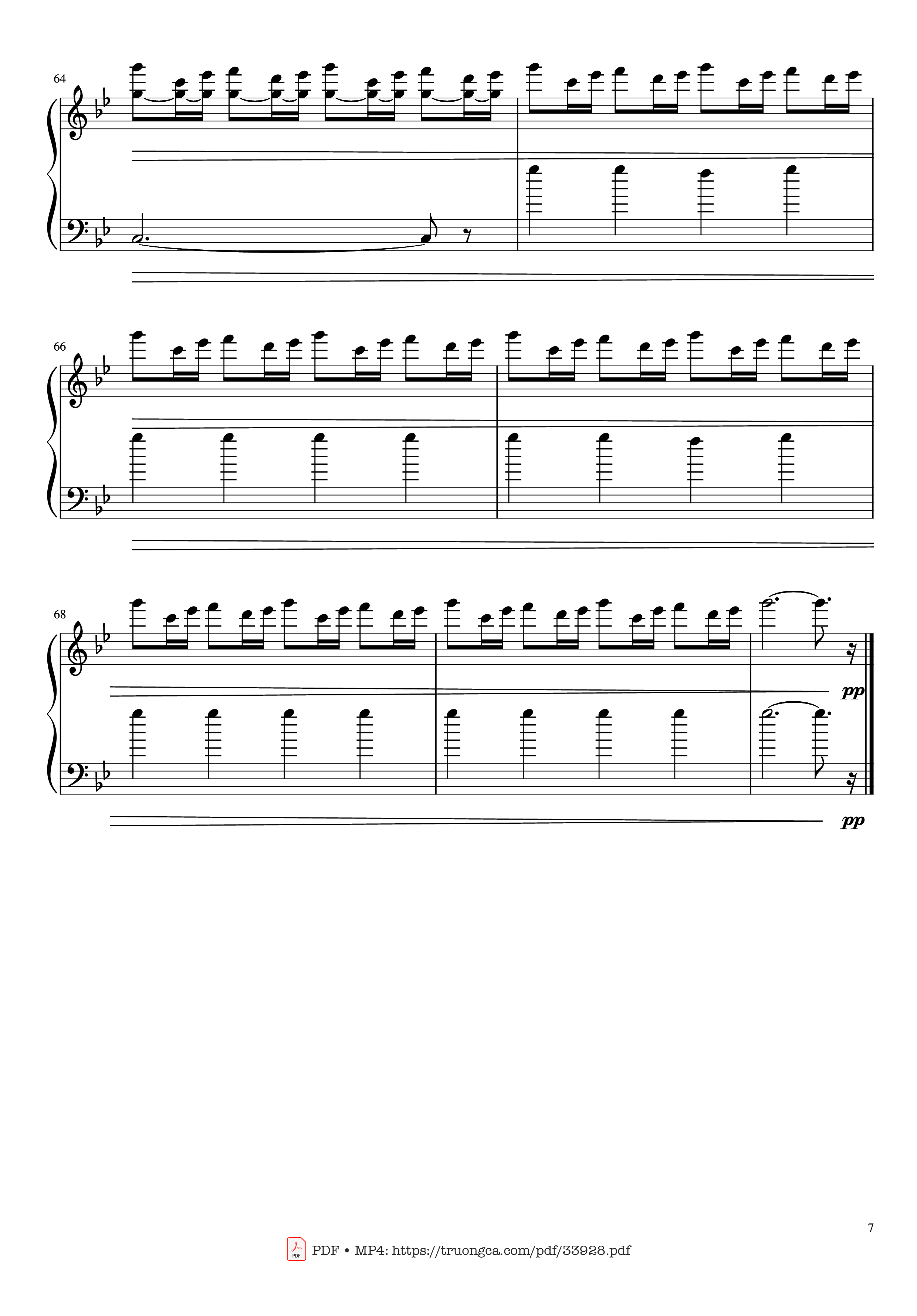 Page 7 of Sheet music PDF Piano The Mandalorian Main Theme Star Wars (Easy) Piano - Ludwig Goransson