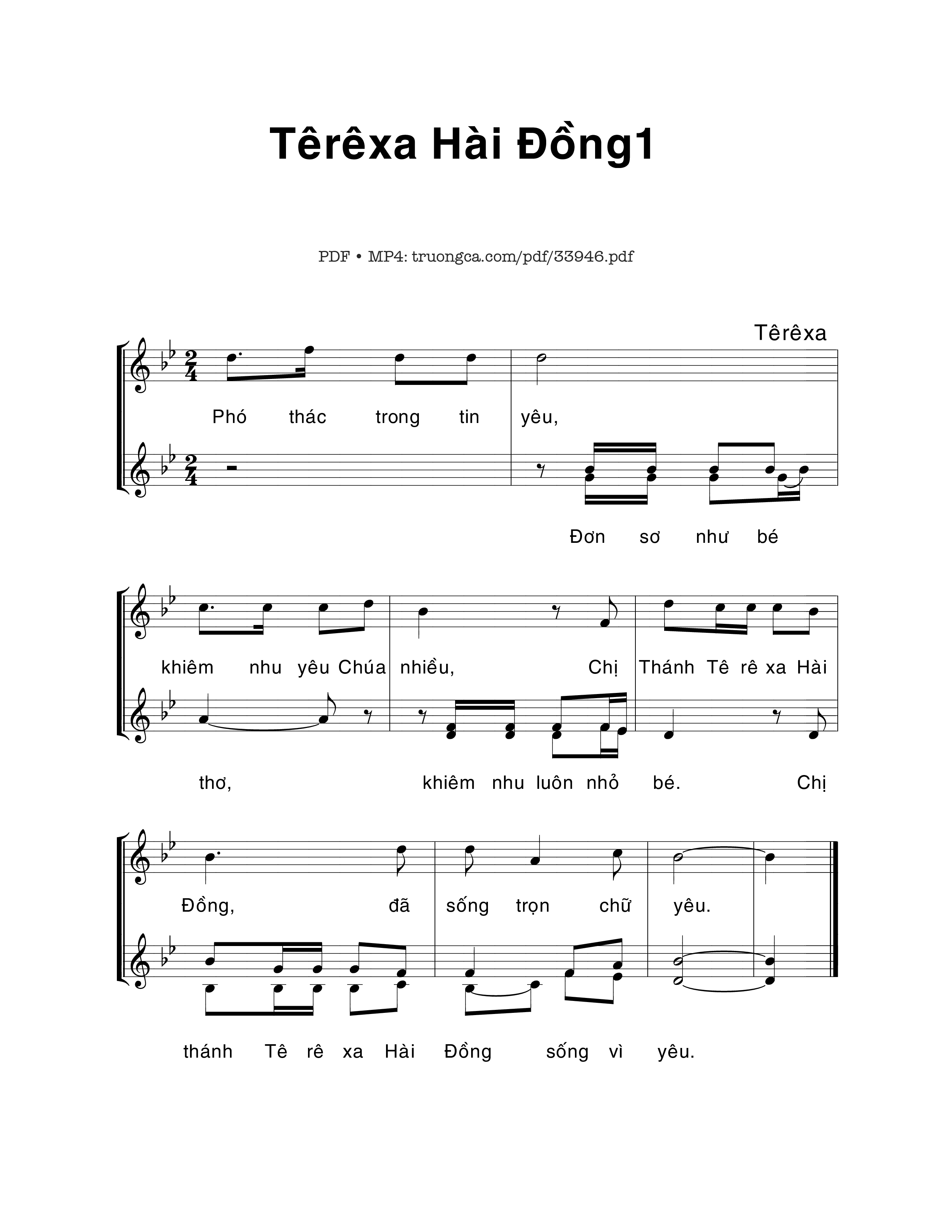 Têrêsa Hài Đồng 1