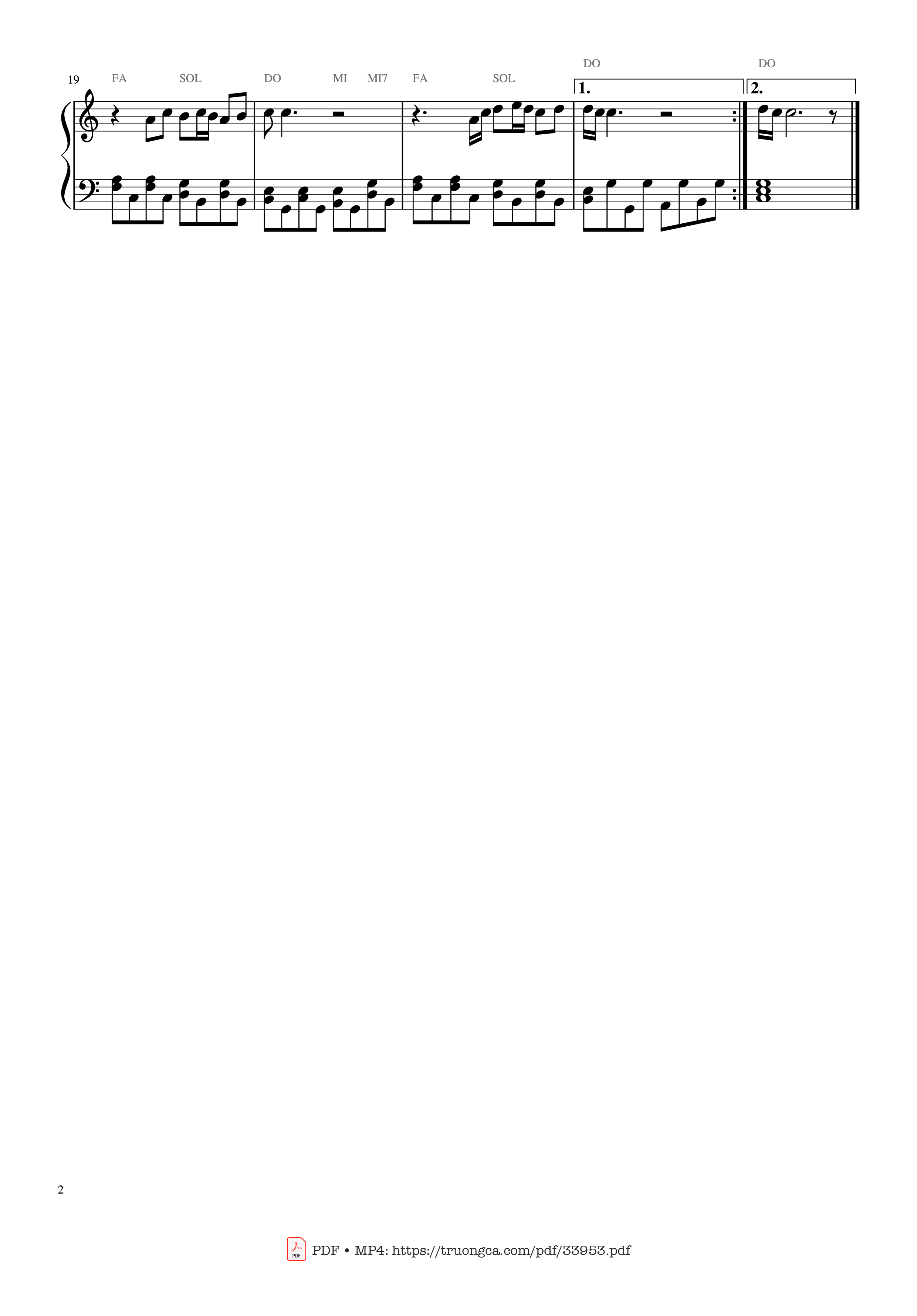 Page 2 of Sheet music PDF Imagine - John Lennon Piano Easy - 