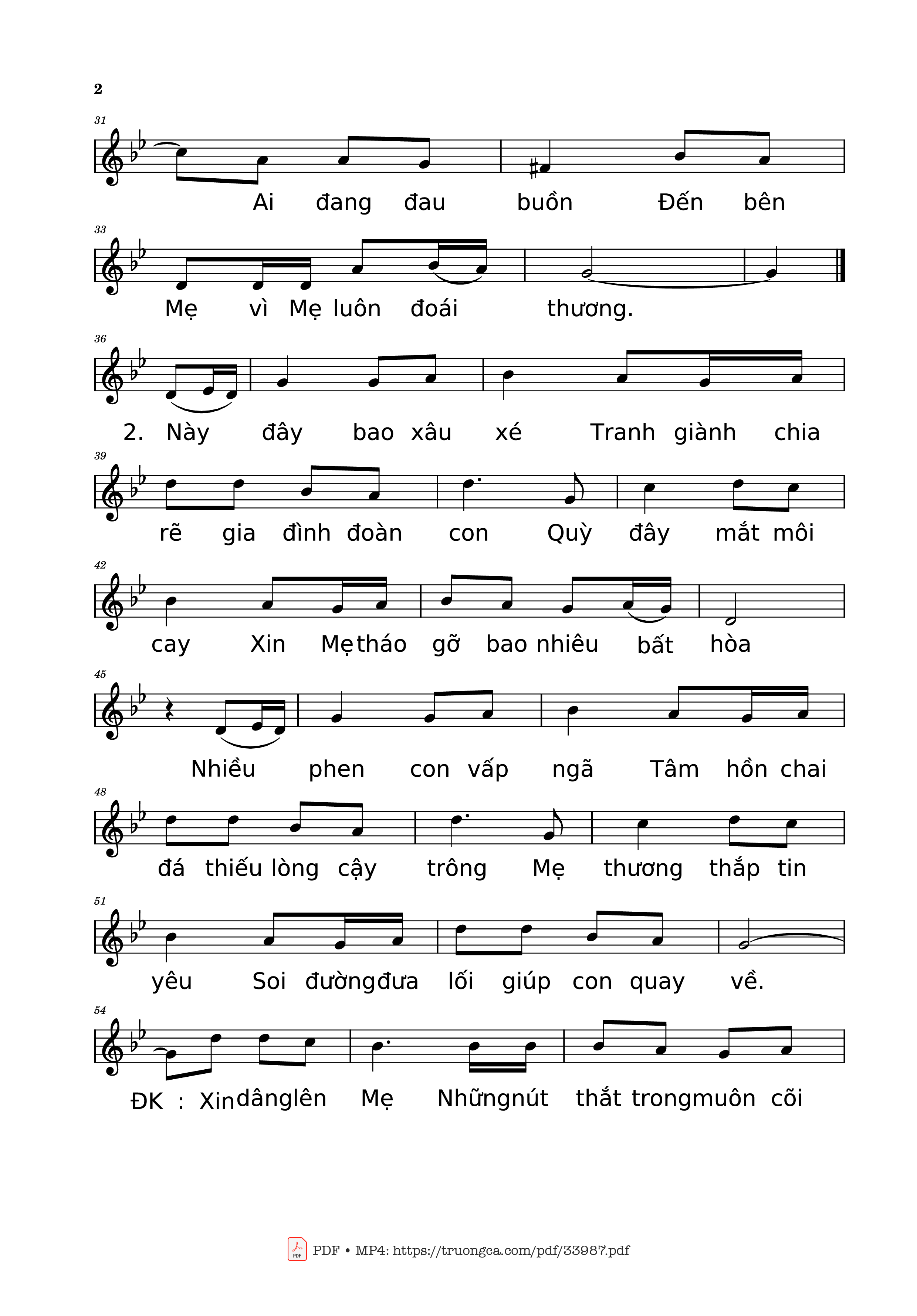 Page 2 of Sheet music PDF Maria Mẹ Tháo Gỡ - FIAT, SC